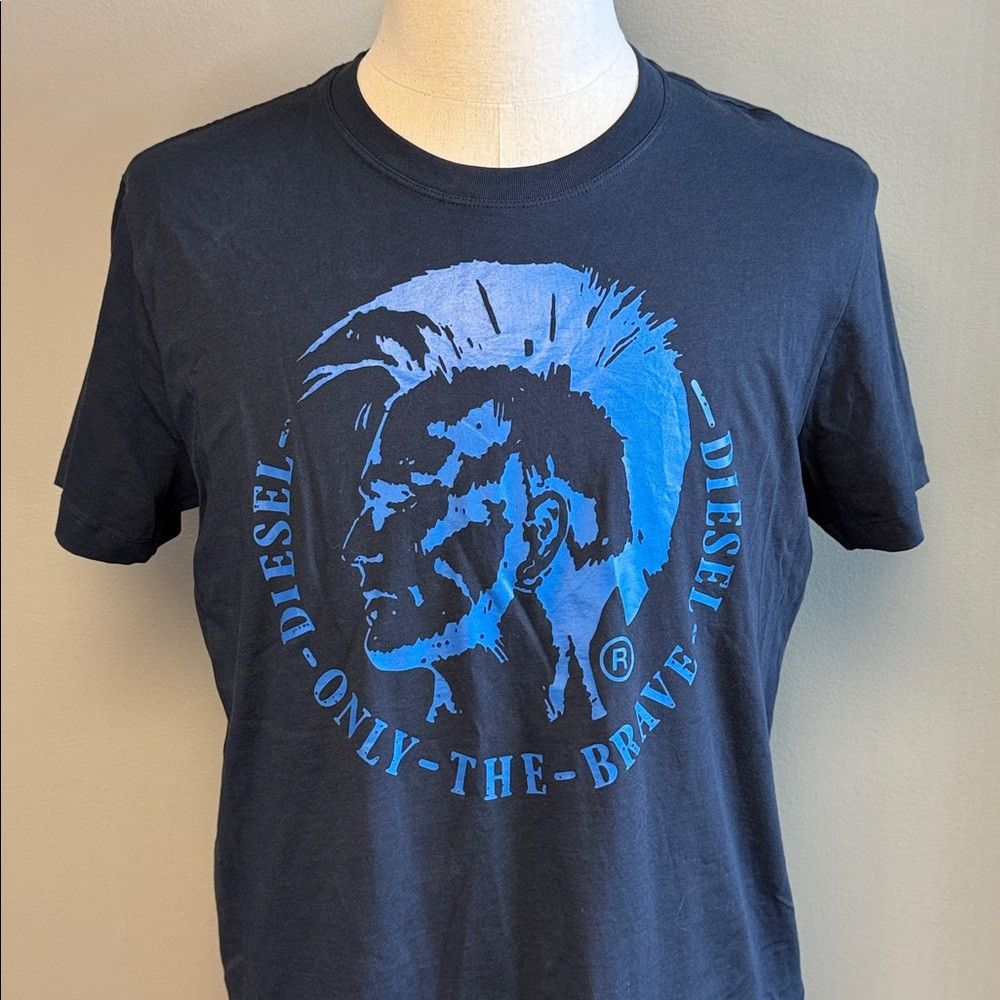 Diesel Diesel “Only The Brave” Graphic Tee | Blue | Size X Size US XL / EU 56 / 4 - 2 Thumbnail