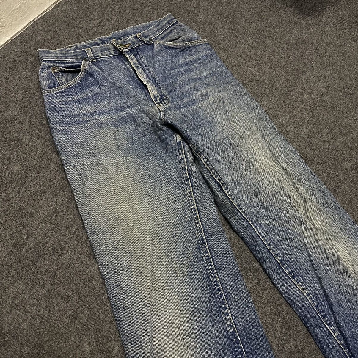 Lee × Vintage Vintage 1960s Lee Riders Jeans Talon 42 Zipper Single Stitch Size US 27 - 6 Thumbnail