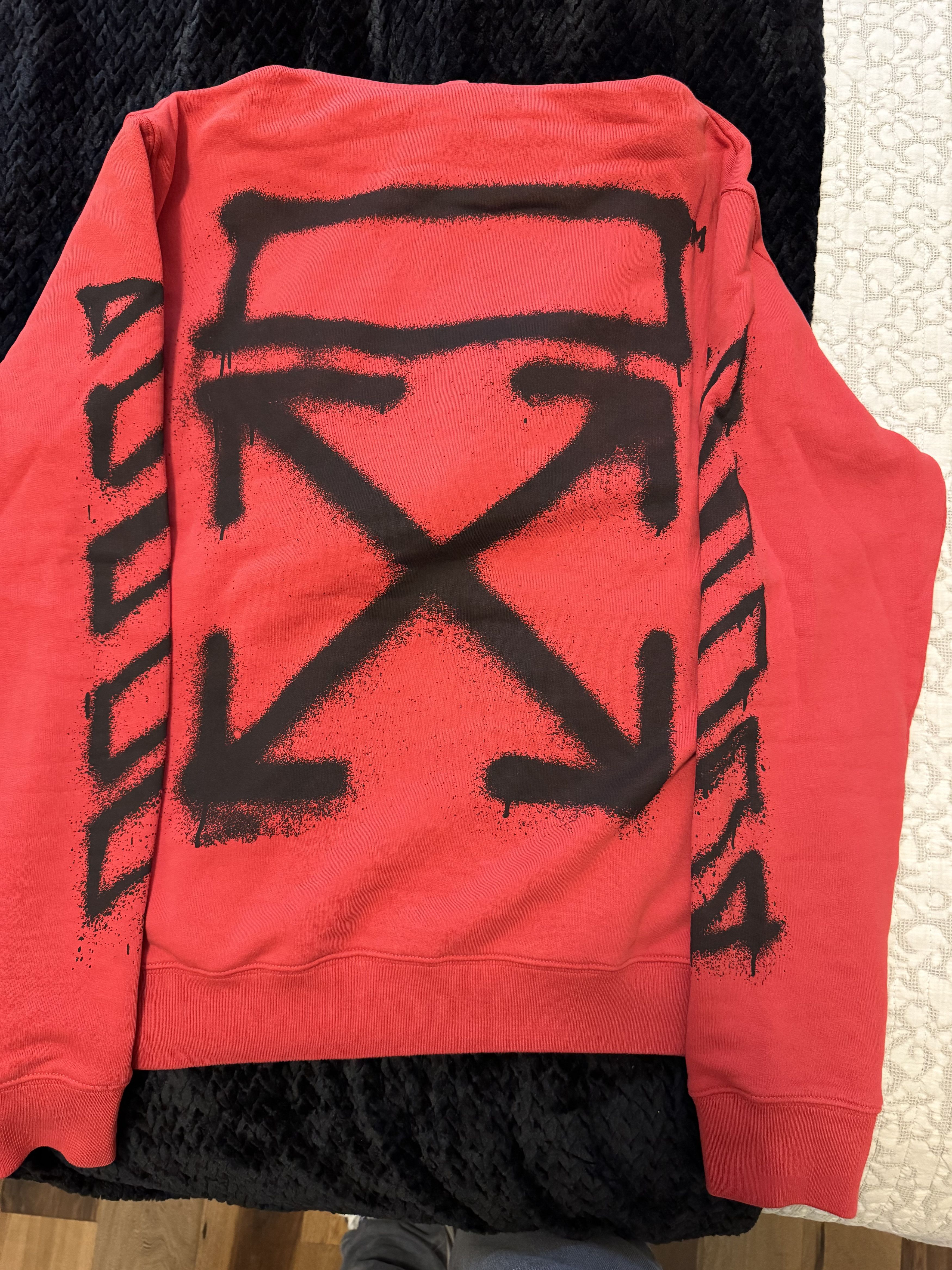 Off-White Off-White Arrows-print logo hoodie red Size US XL / EU 56 / 4 - 2 Thumbnail