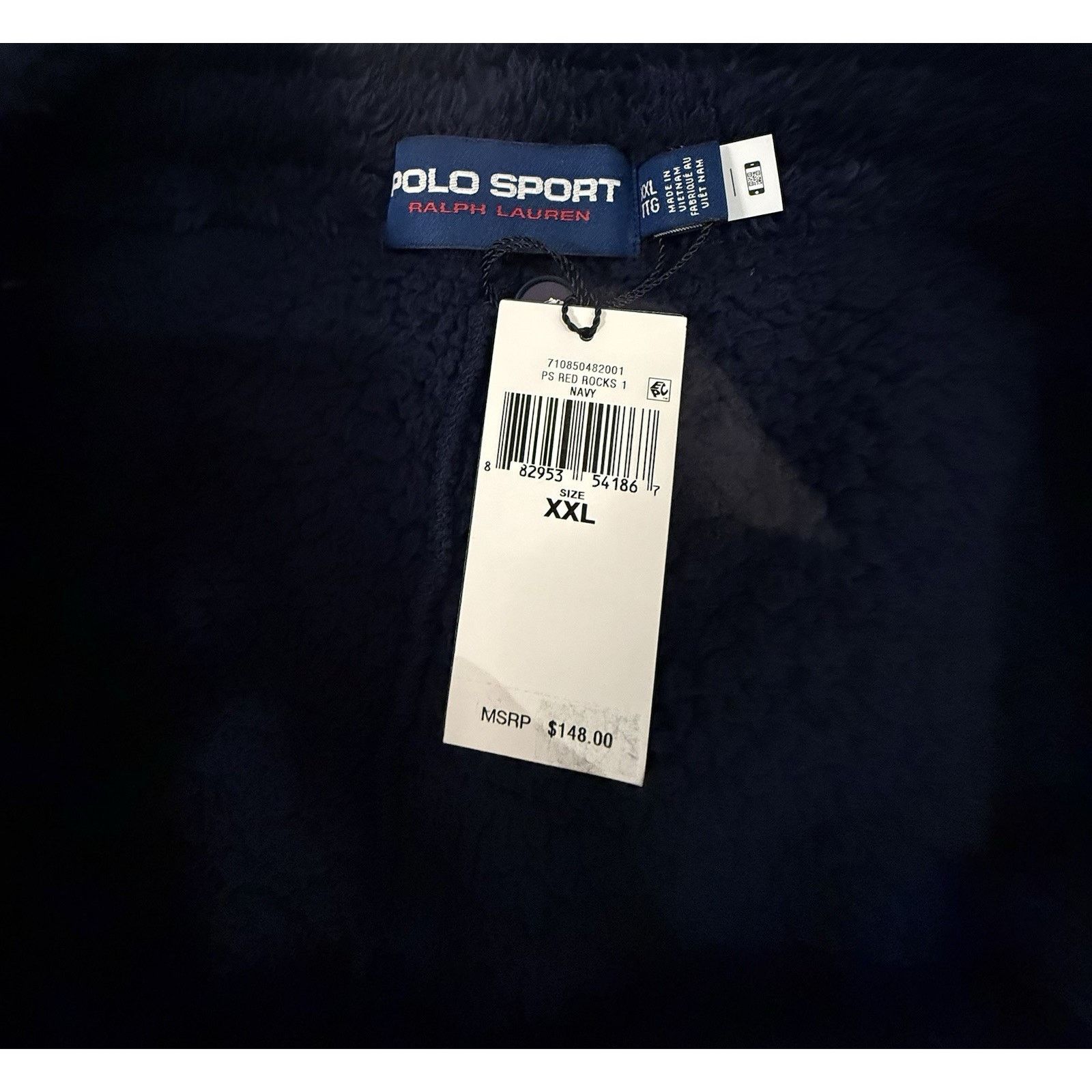 Polo Ralph Lauren Ralph Lauren Polo Sport High Pile Fleece Joggers Navy Pants Size US 38 / EU 54 - 3 Thumbnail