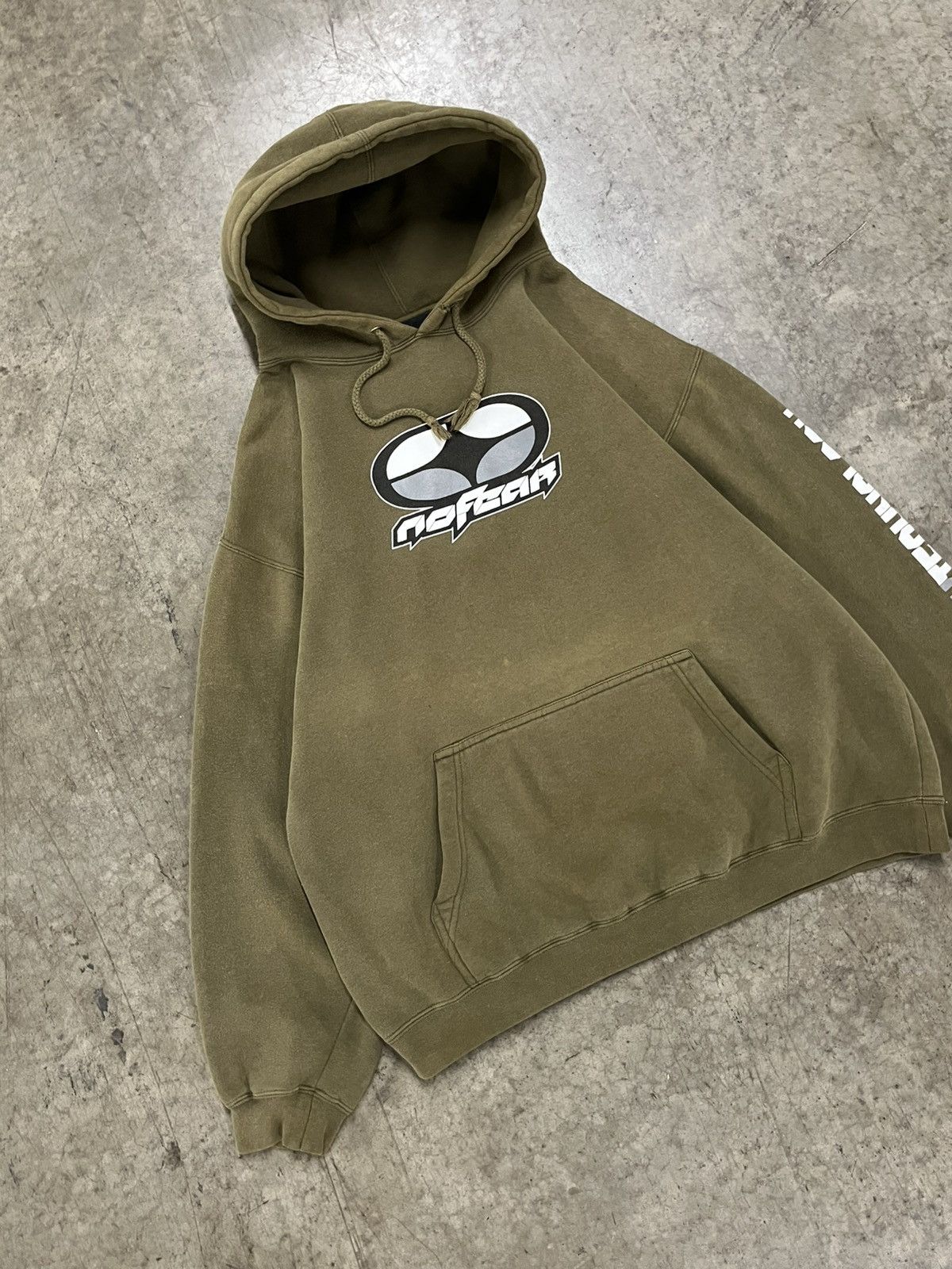 No Fear No fear y2k skater hoodie rare faded greece boxy streetwear Size US XL / EU 56 / 4 - 4 Thumbnail