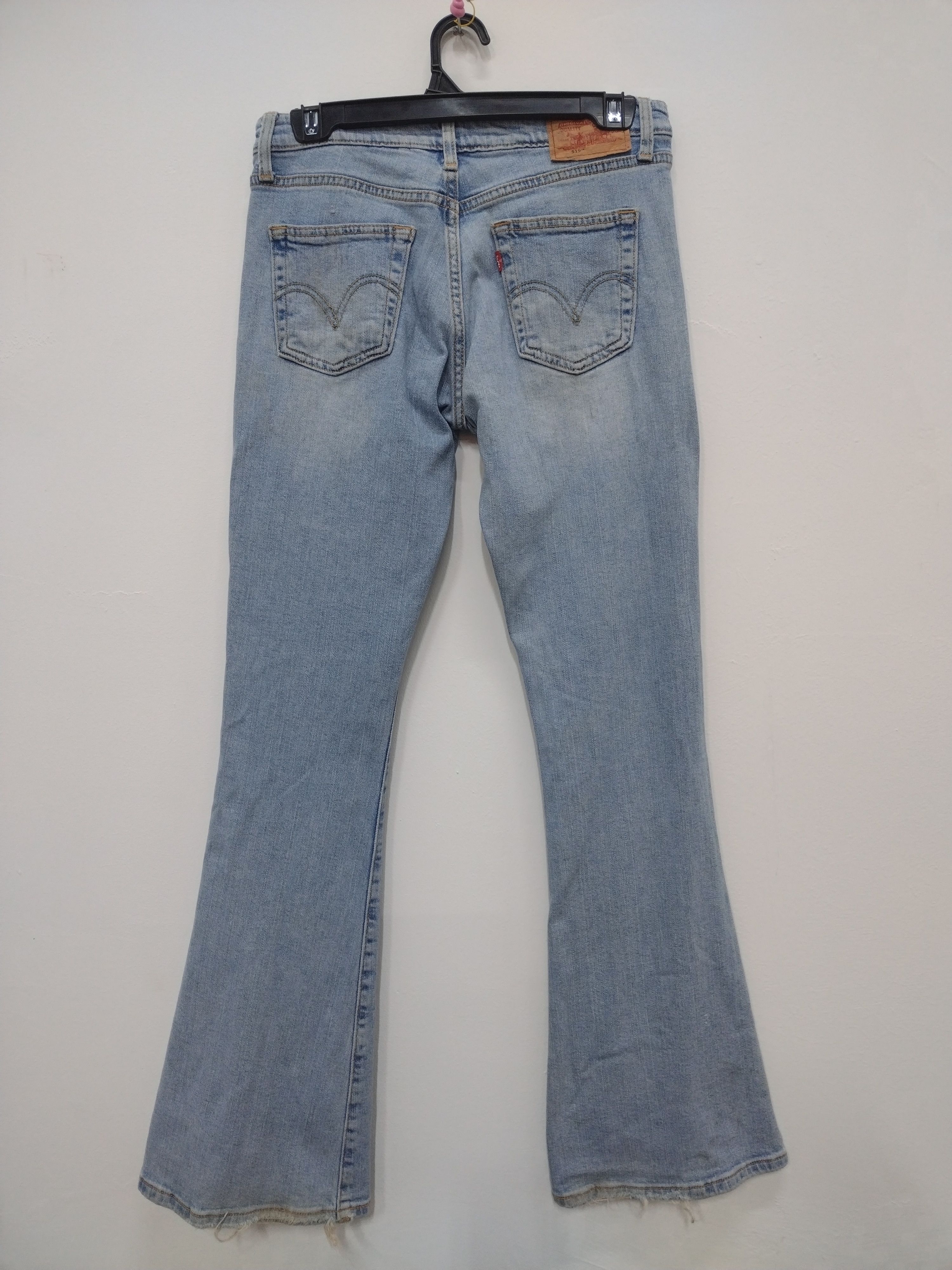 Levi's × Vintage NICE VTG LEVI'S 519 Zipper Low Stretch BOOT CUT Flare DESIGN Size 29" - 2 Thumbnail