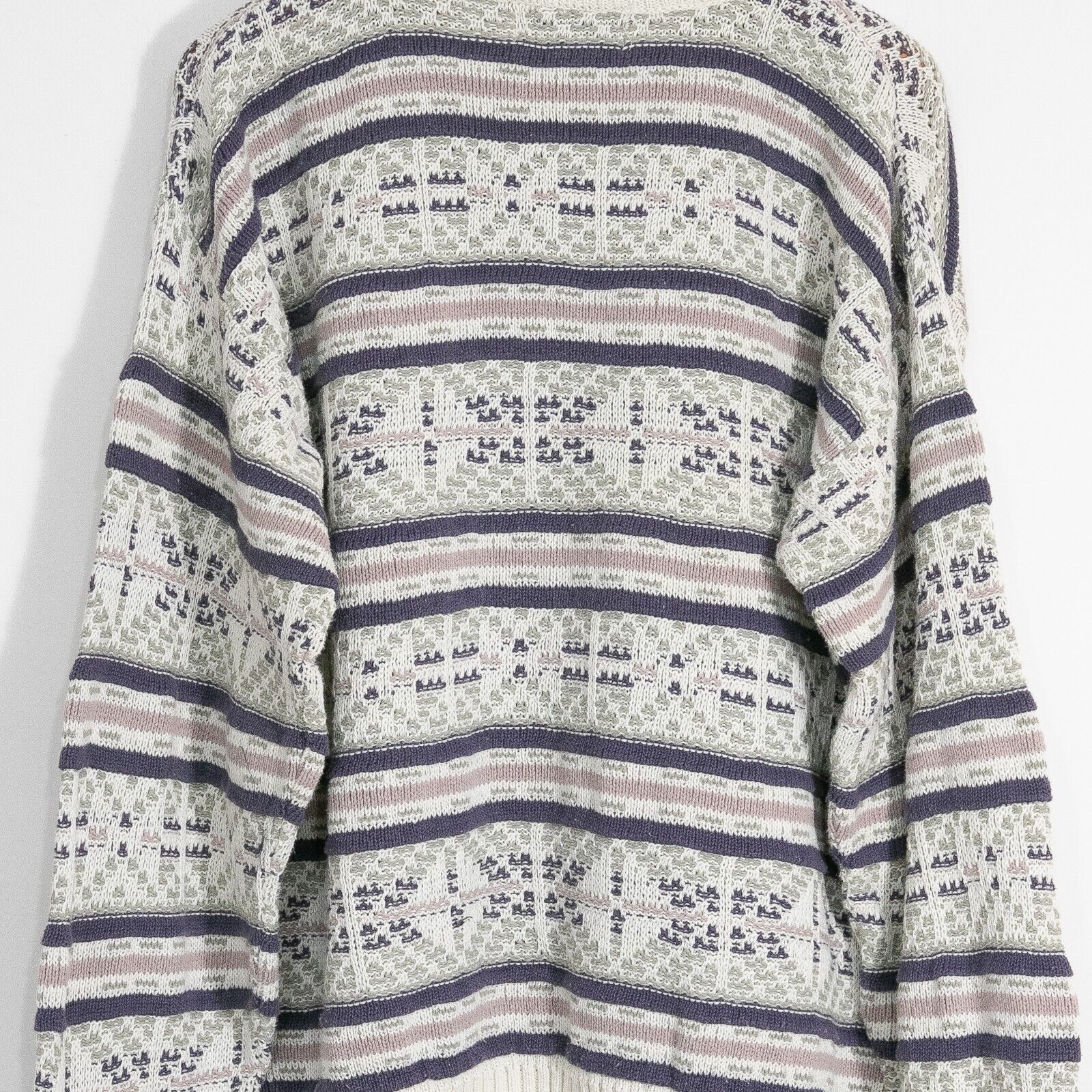 Jantzen × Vintage Vintage Jantzen Striped Abstract Pattern Sweater Mens Large Size US L / EU 52-54 / 3 - 8 Thumbnail