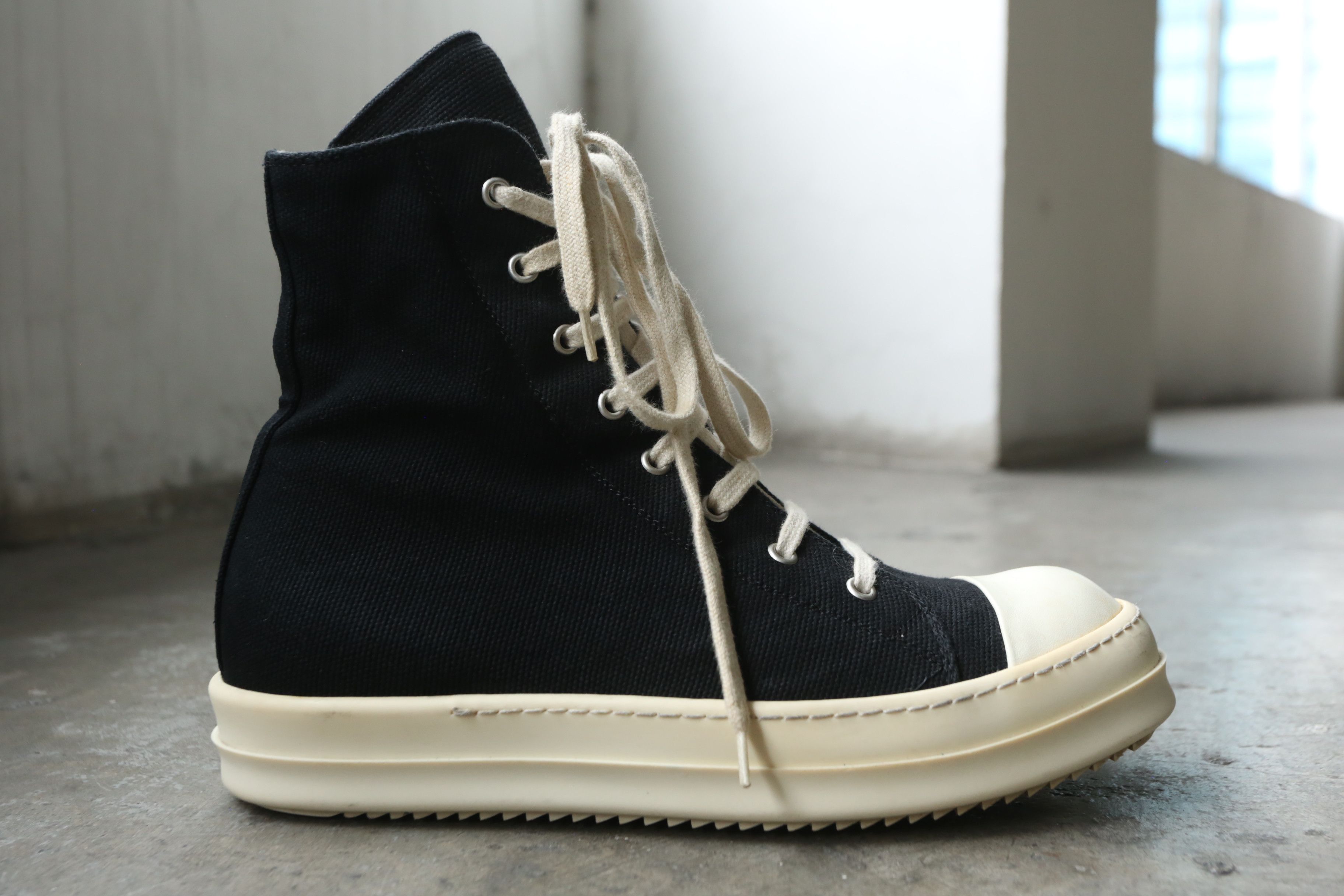 Rick Owens Drkshdw Rick Owens DRKSHDW - Ramones Hi Size US 9 / EU 42 - 2 Thumbnail