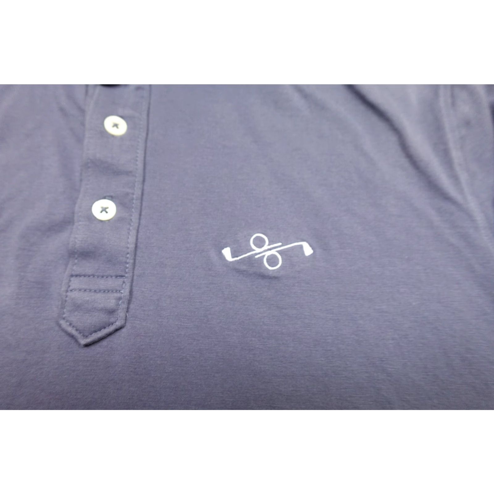 Vintage Stitch Polo Mens M Blue Performance Stretch Golf Breathable Wicking Shirt Modern Golf Mens Regular Short Sleeve Polo Size US M / EU 48-50 / 2 - 3 Thumbnail