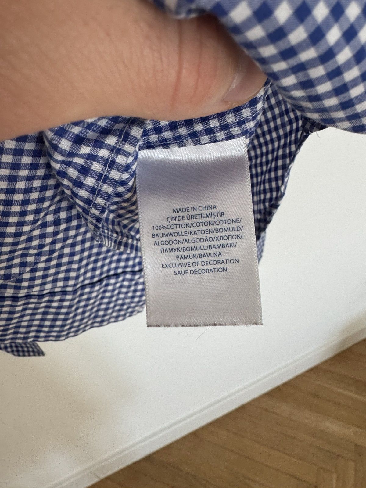 Ralph Lauren Polo Ralph Lauren Blue Checkered Button Up Shirt Casual Size US L / EU 52-54 / 3 - 5 Thumbnail