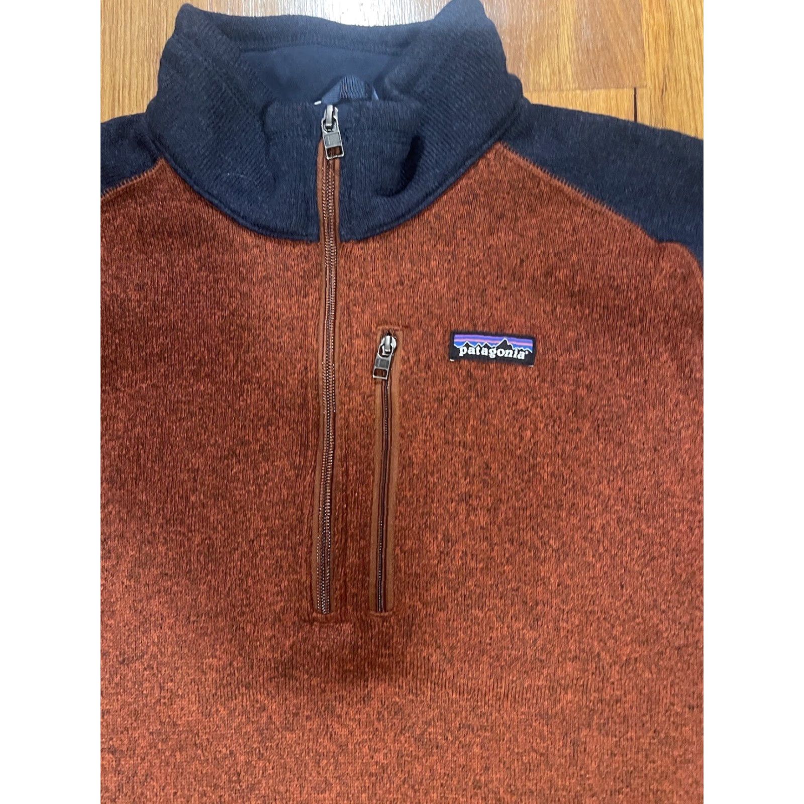 Patagonia PATAGONIA Better Sweater 1/4 Zip Knit Poly Sweater MENS L Red 2 Tone Jacket Vintage No Size US L / EU 52-54 / 3 - 5 Thumbnail