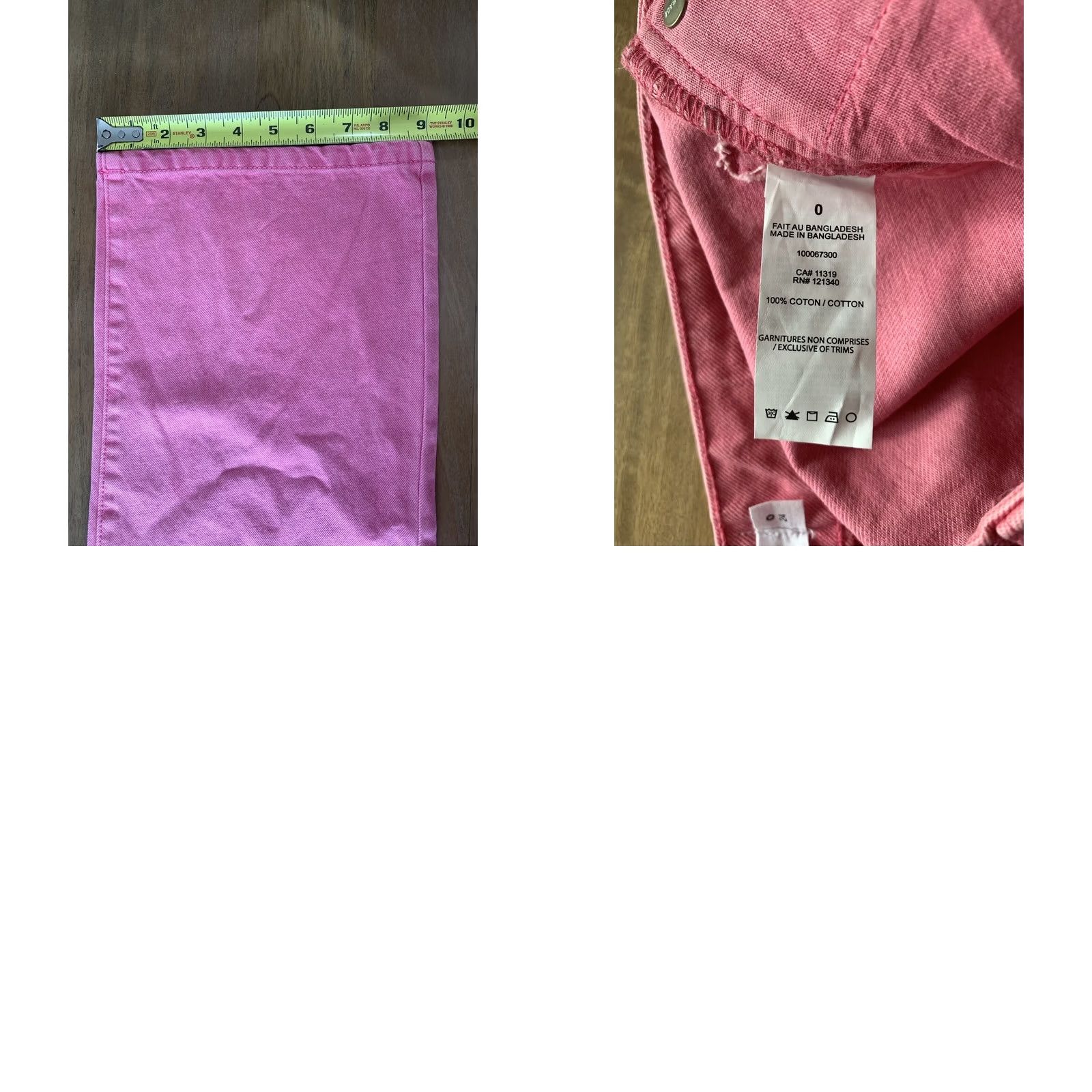 Garage Garage Jeans Women’s 0 26x33 Pink Wide-Leg Denim 90s Jambe NWT Shirt? Size 25" / US 0 / IT 36 - 8 Thumbnail