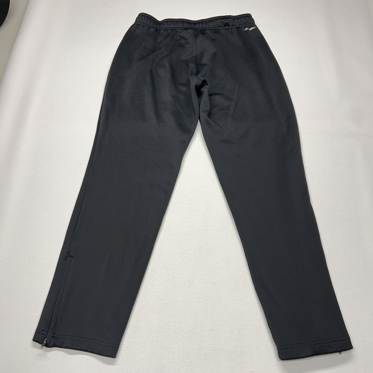 Adidas Adidas Sweat Pants Black Climawarm Fleece Lined Zip Ankle Size US 32 / EU 48 - 14 Thumbnail