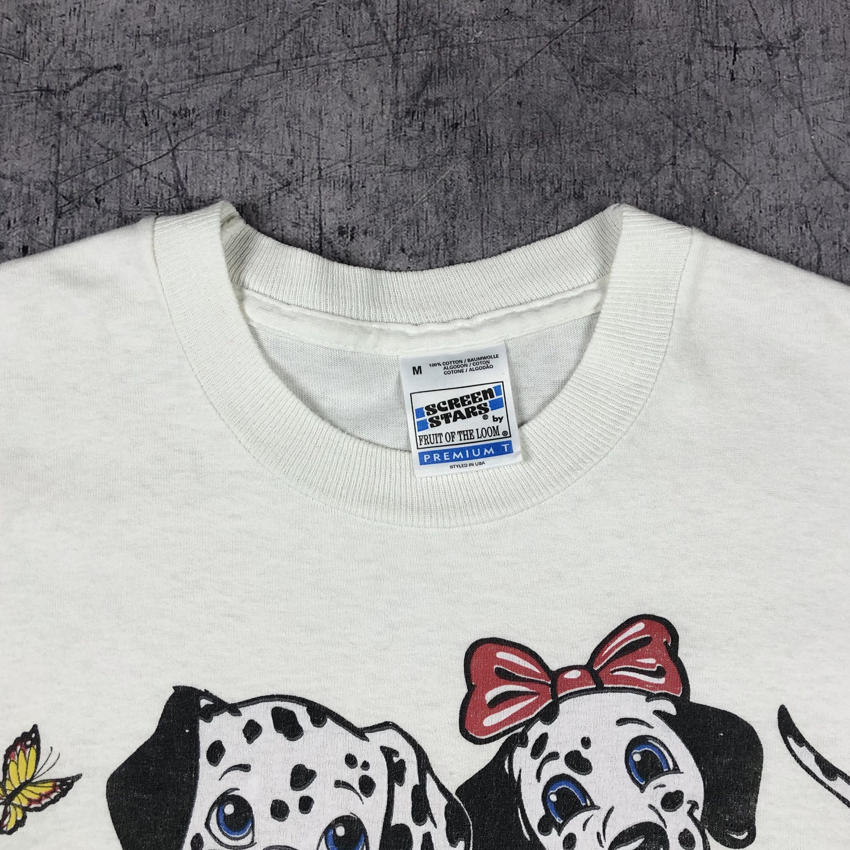 Vintage 101 Dalmatian 1995 Single Stitch Vintage Tee Size US M / EU 48-50 / 2 - 11 Thumbnail