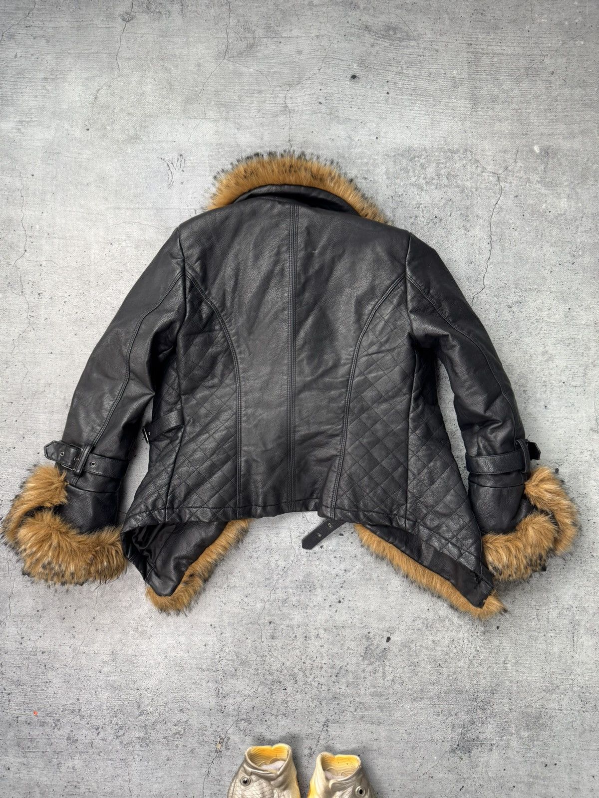 Japanese Brand VTG Avant Garde If Six Was Nine Style Fur Jacket Size US S / EU 44-46 / 1 - 14 Thumbnail