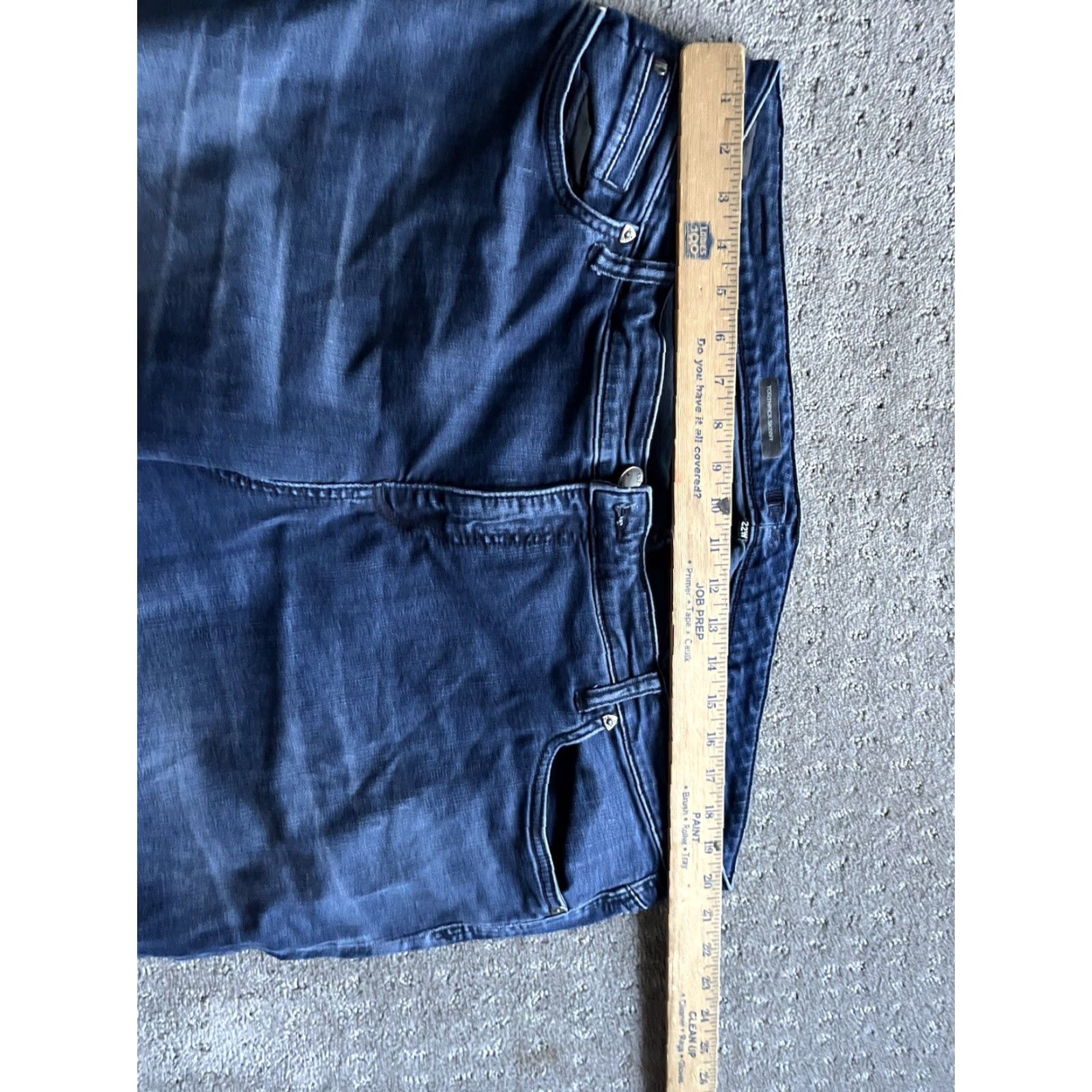 Vintage KUT From the Kloth Jeans Womens 22W Blue High Rise Skinny Dark Wash Stretch Jeans Size 40" / US 18 - 6 Thumbnail