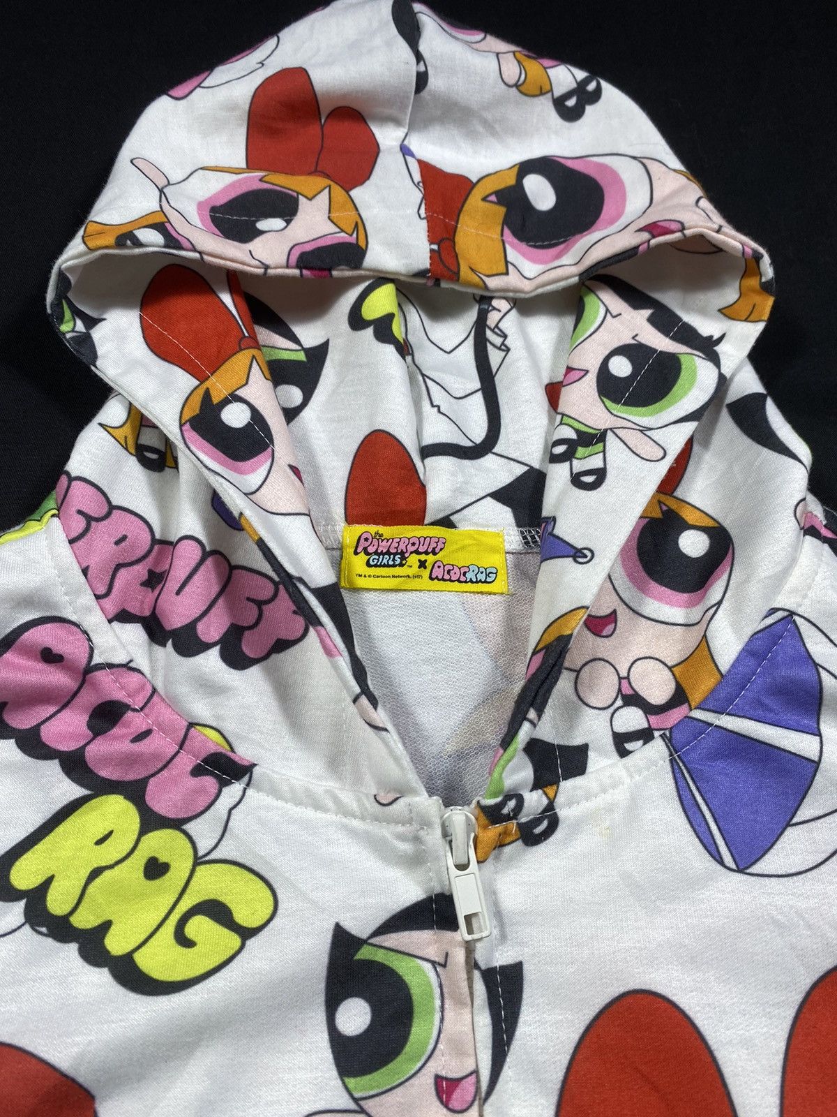 20471120 POWERPUFF GIRLS X ACOCRAG FULL PRINT ZIP HOODIE Size US L / EU 52-54 / 3 - 4 Thumbnail