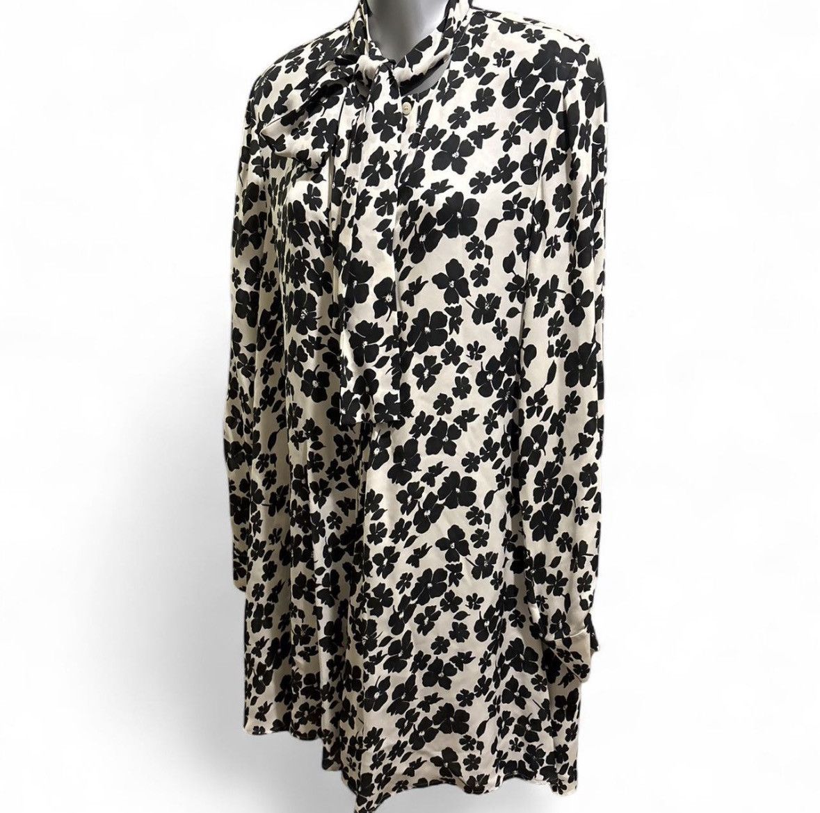 McQ Alexander McQueen McQ Alexander McQueen Floral 100% Silk Mini Dress sz 40 US 6 Size M / US 6-8 / IT 42-44 - 3 Thumbnail