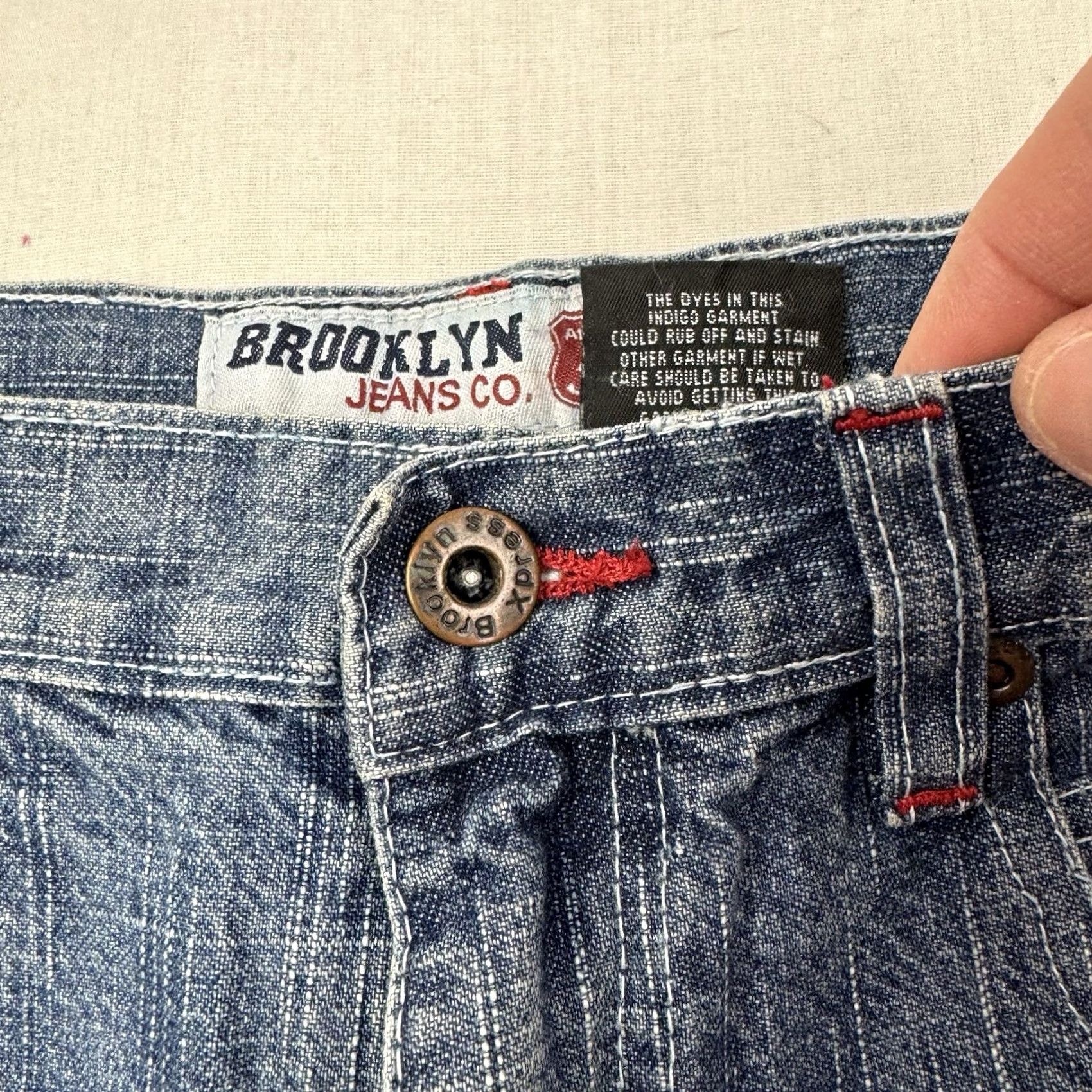 CO VINTAGE Brooklyn Jeans Co Shorts Women 28x11 Baggy Hipster Punk NWT Y2K Grunge Blue 100% Cotton Relaxed Inseam 11 Boys? Womens Size 28" / US 6 / IT 42 - 5 Thumbnail