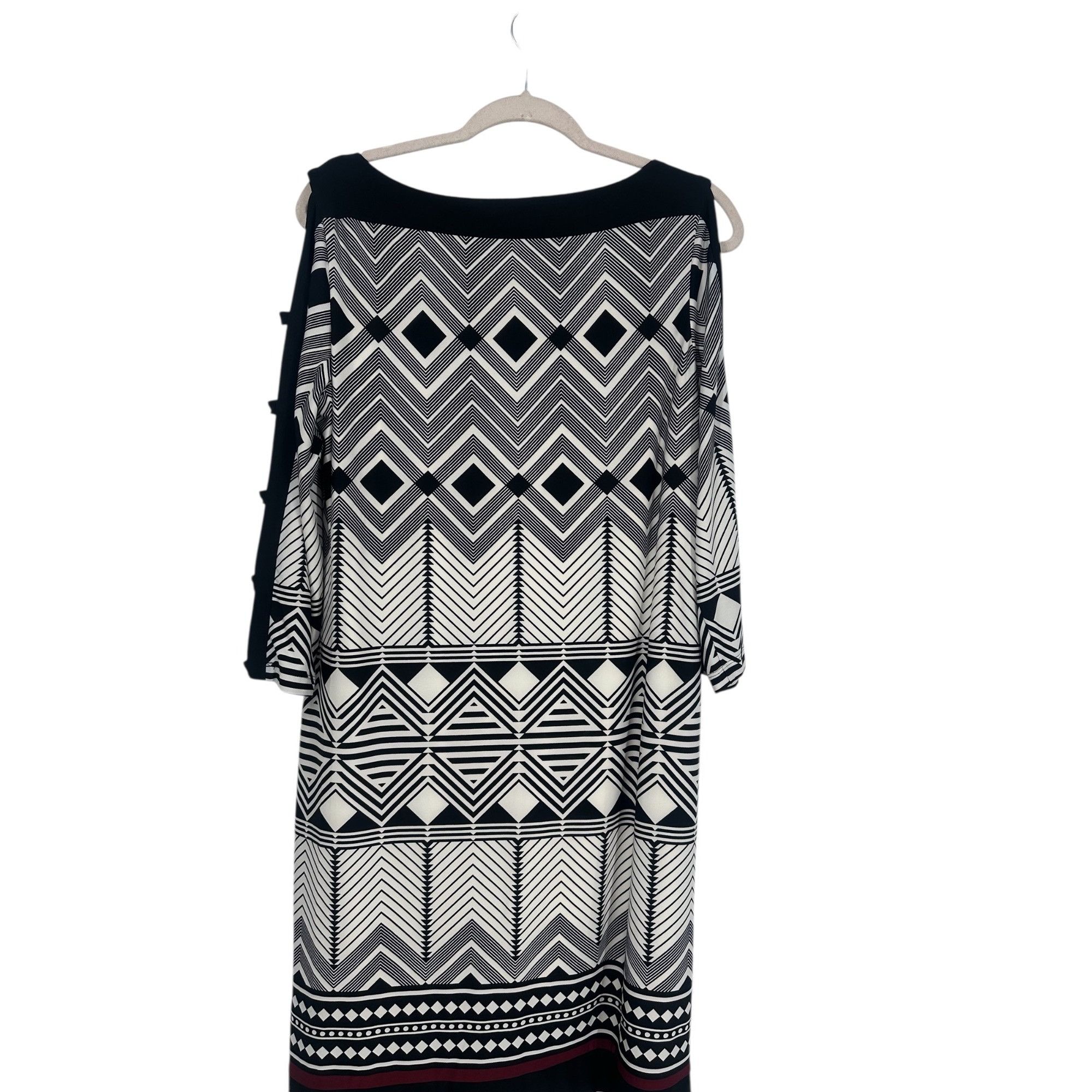 Other Studio One New York Women’s Geometric Sheath Dress 14 Cold S Size XL / US 12-14 / IT 48-50 - 4 Thumbnail