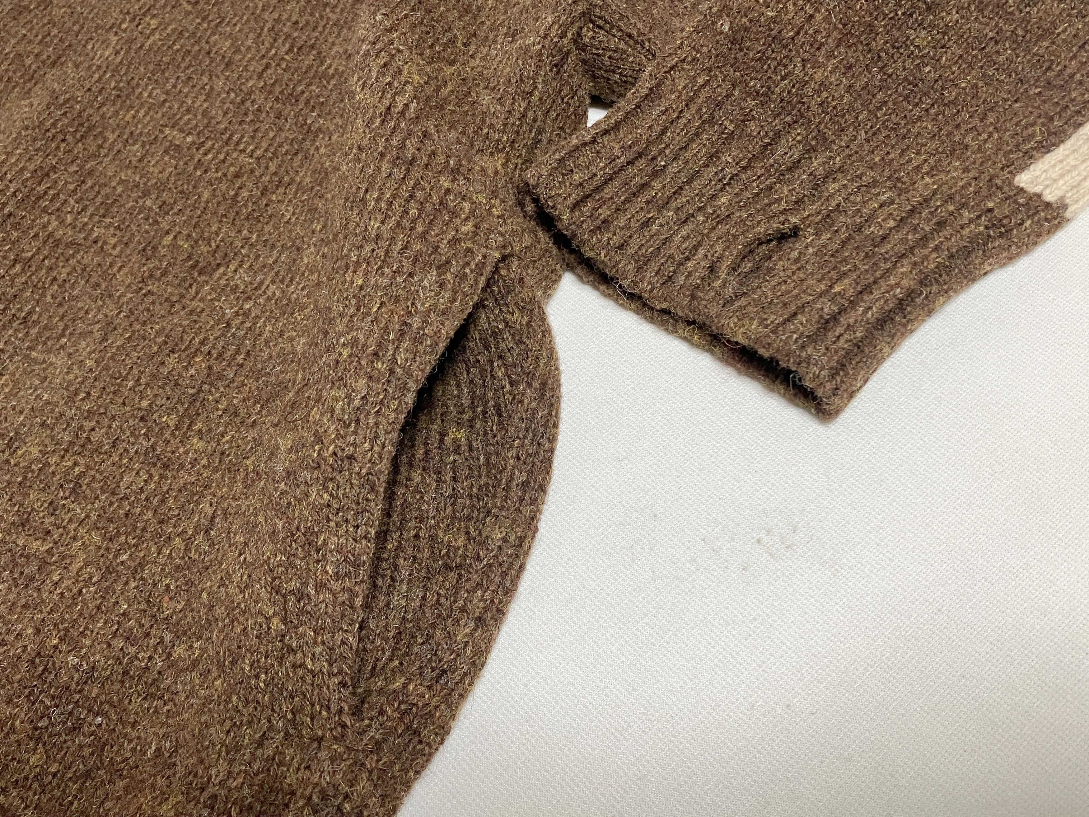 Kapital KAPITAL 5G wool bone sweater hood hoody Skeleton brown new L Size US L / EU 52-54 / 3 - 7 Thumbnail