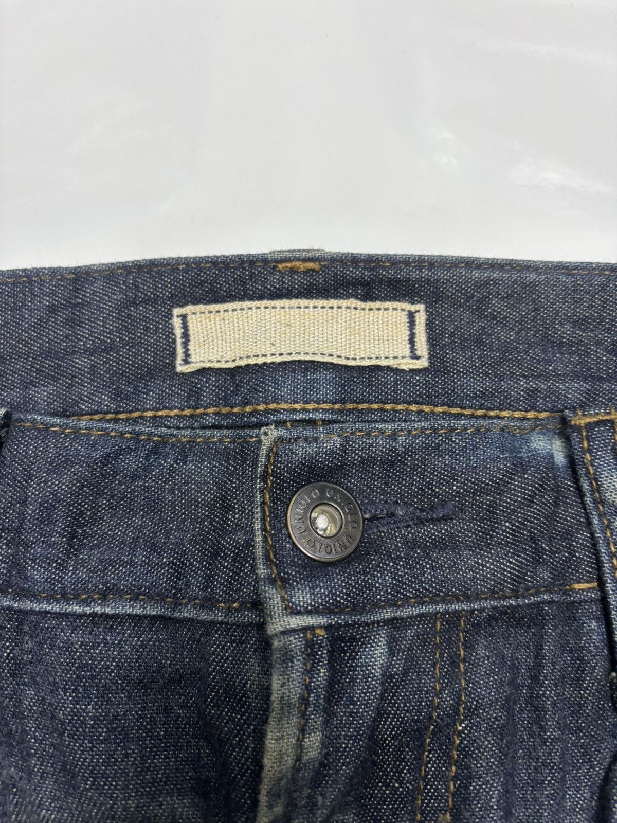 Undercover × Uniqlo 🔥VINTAGE UNIQLO TAPERED JEANS DISTRESSED DENIM Size US 30 / EU 46 - 9 Thumbnail