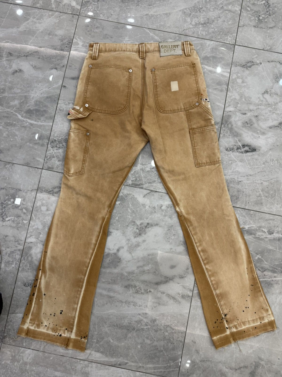 Gallery Dept. Gallery Dept. Beige Carpenter Jeans Size US 30 / EU 46 - 4 Thumbnail