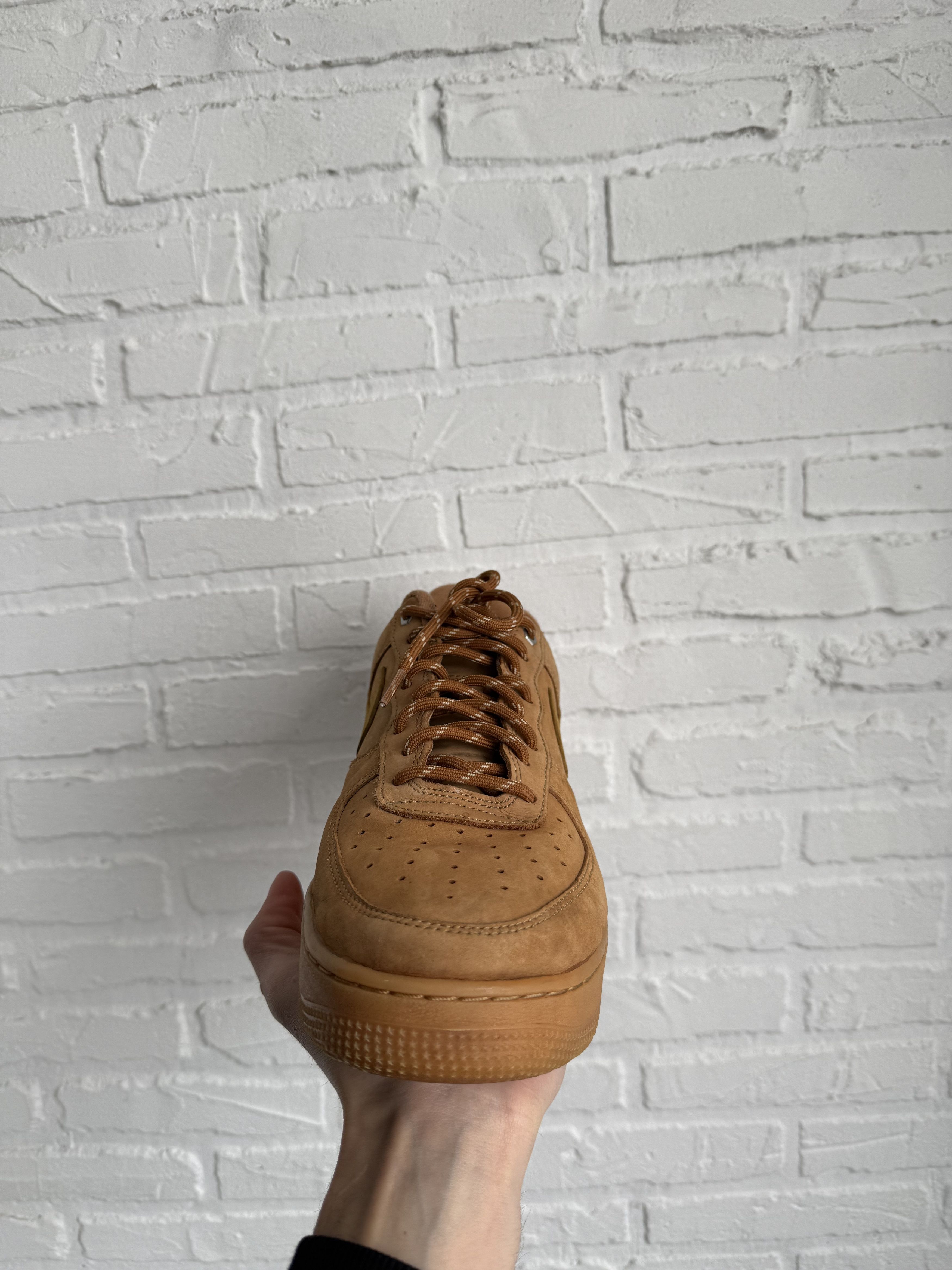Nike Nike Air Force 1 wb flax suede leather sneakers Size US 11.5 / EU 44-45 - 7 Thumbnail