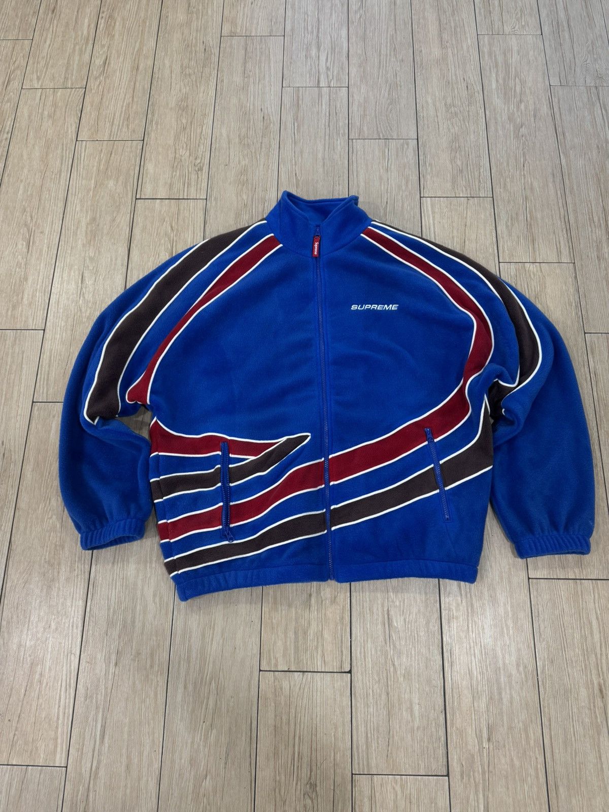 Supreme Blue red and white supreme racing jacket Size US L / EU 52-54 / 3 - 1 Thumbnail