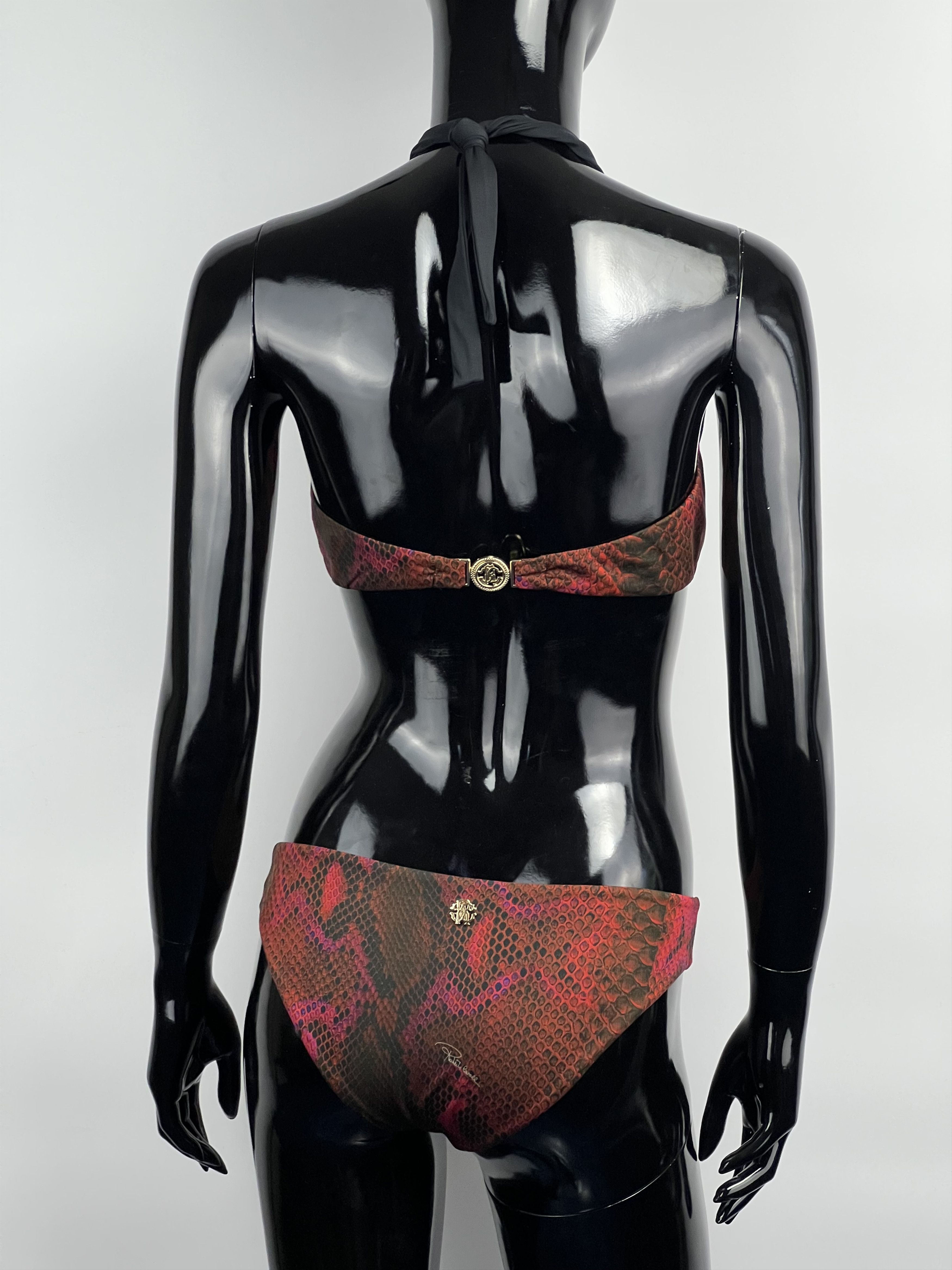 Roberto Cavalli Roberto Cavalli Beachwear Swimsuit Snake Print Size M Size ONE SIZE - 2 Thumbnail