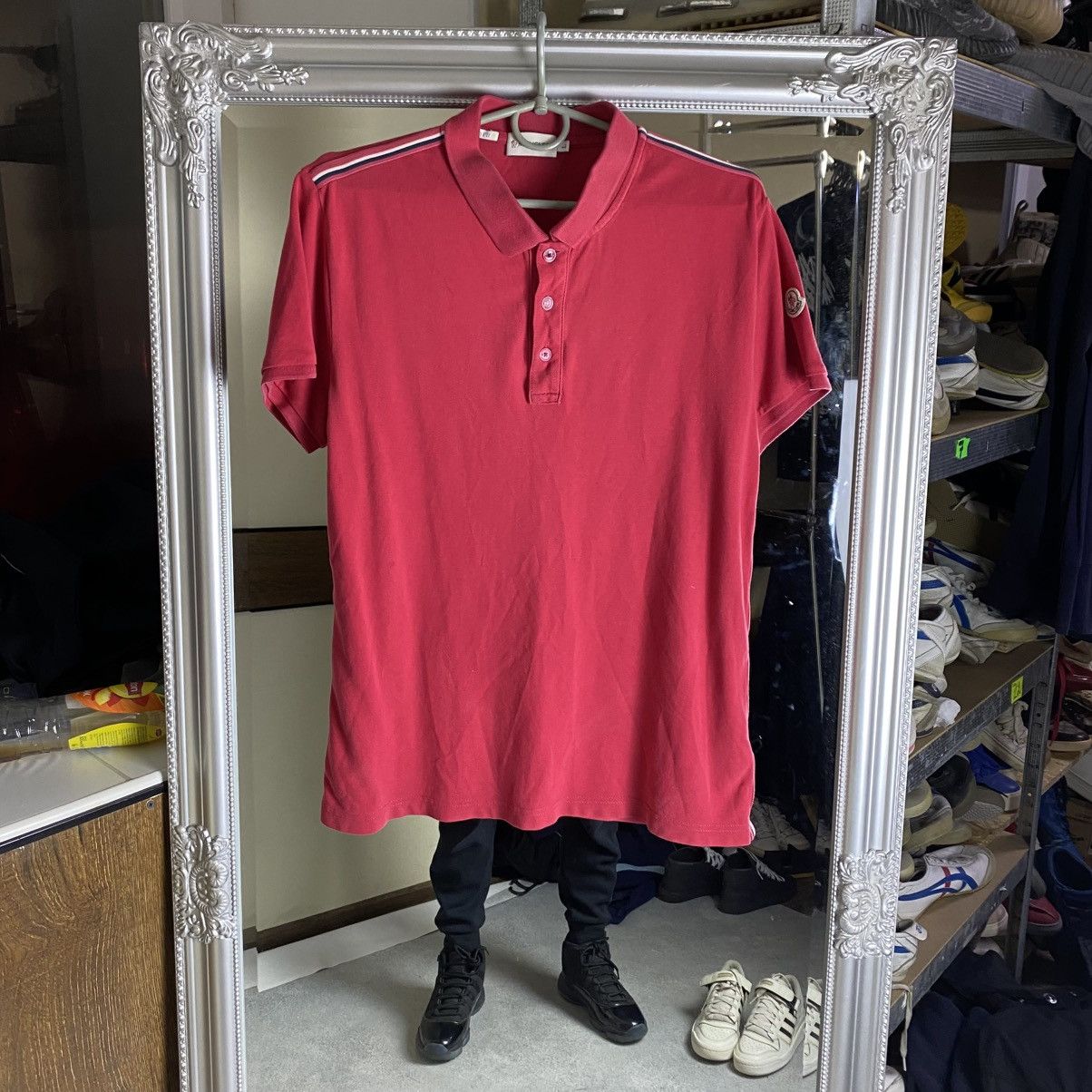 Moncler Moncler Polo Shirt Luxury L size Size US L / EU 52-54 / 3 - 1 Thumbnail