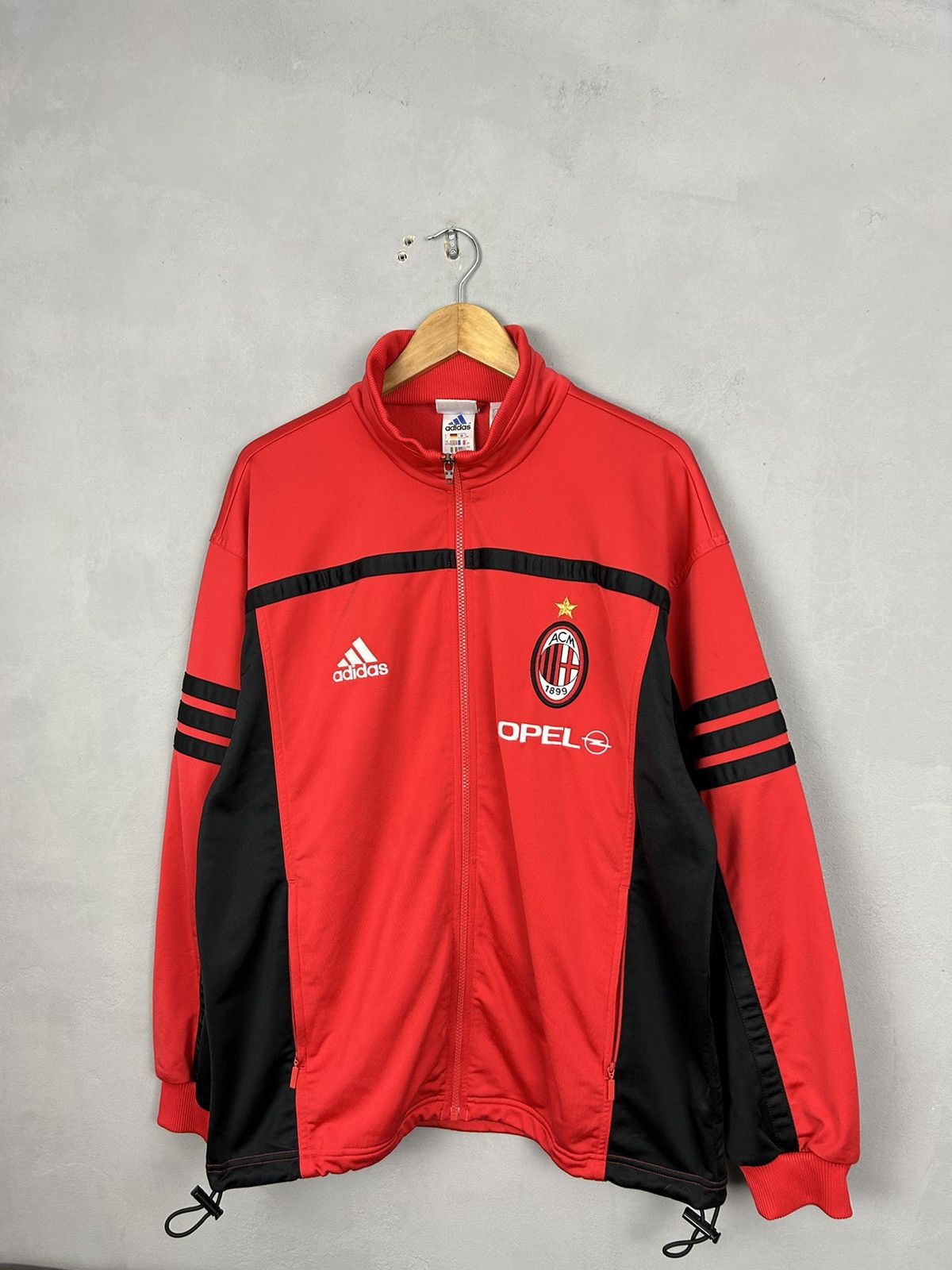 Adidas AC MILAN Adidas 2000 - 2002 vintage JACKET Size US L / EU 52-54 / 3 - 4 Thumbnail