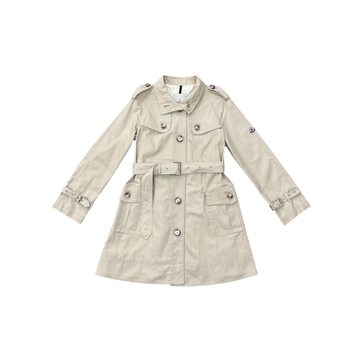 Moncler Authentic Moncler Thalia Women Trench Coat Jacket Size 1 (S) Size S / US 4 / IT 40 - 1 Thumbnail