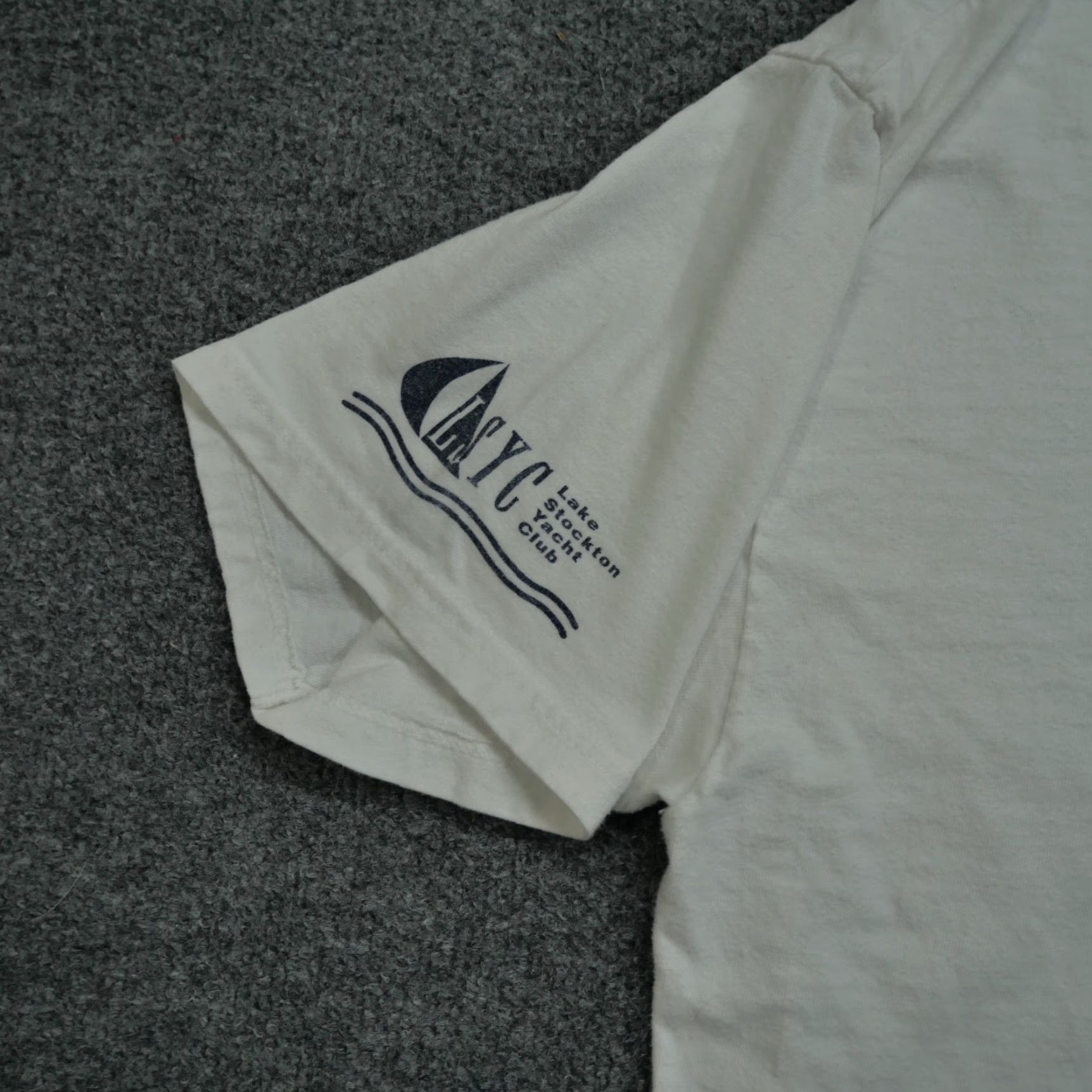 Hanes VINTAGE Missouri Governors Cup Adult Large White Yacht Sailing 1999 90s Nike Shirt Mens L White 1990s? Size US L / EU 52-54 / 3 - 7 Thumbnail