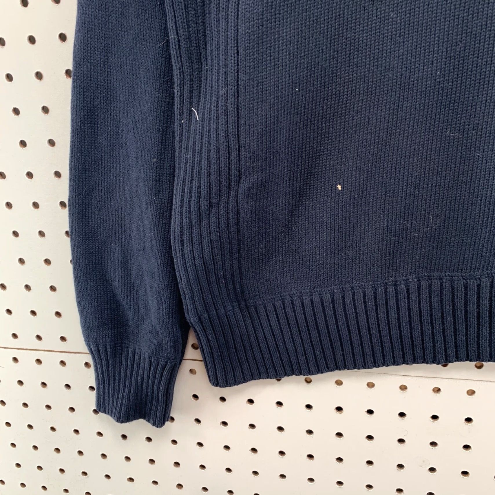 Oscar De La Renta VINTAGE Oscar de la Renta Mock Neck Knit Sweater Adult XL Solid Navy Blue Casual Mens Size US XL / EU 56 / 4 - 7 Thumbnail