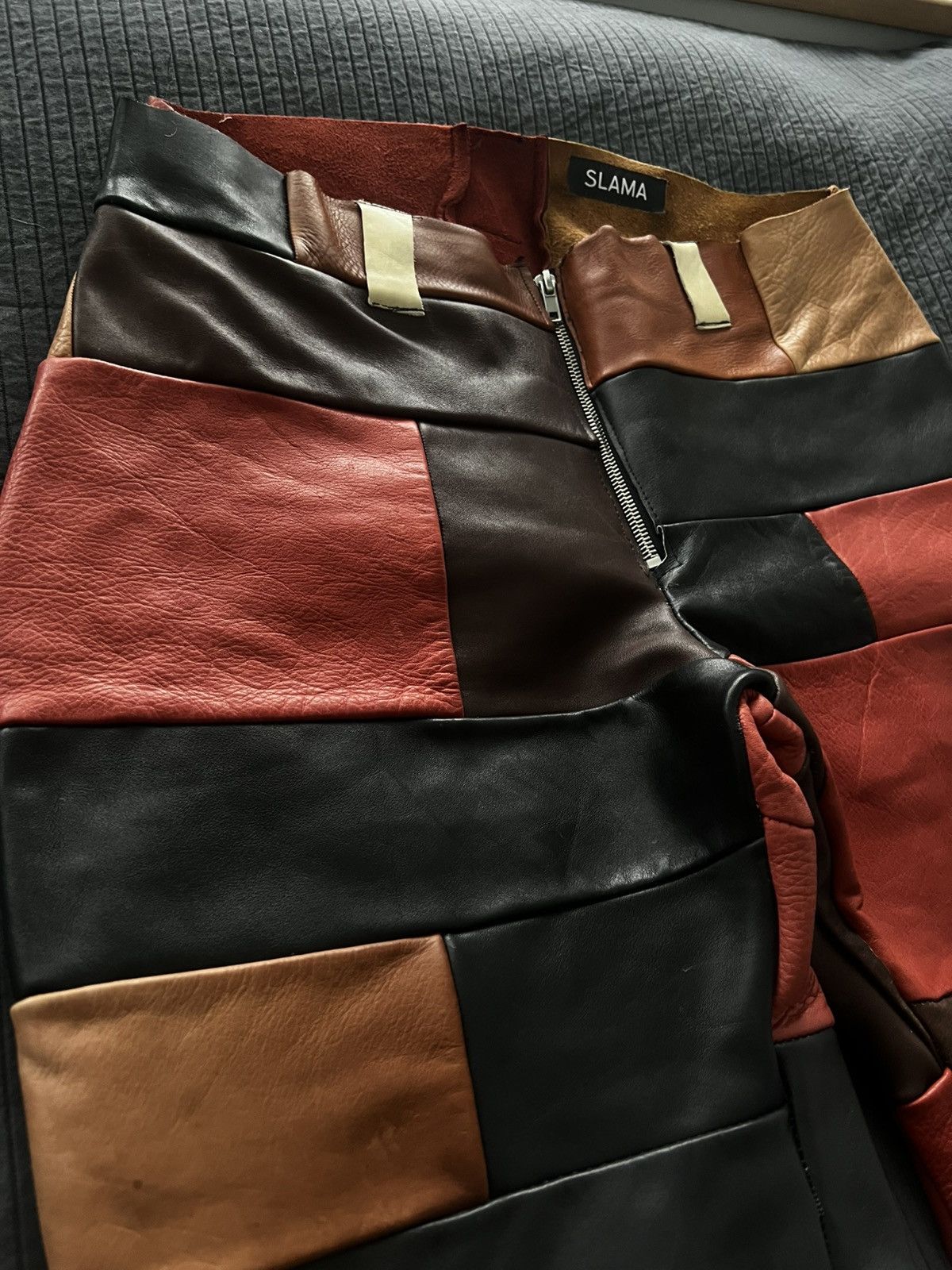Other Handmade Flared Leather Pants Size US 31 - 2 Thumbnail