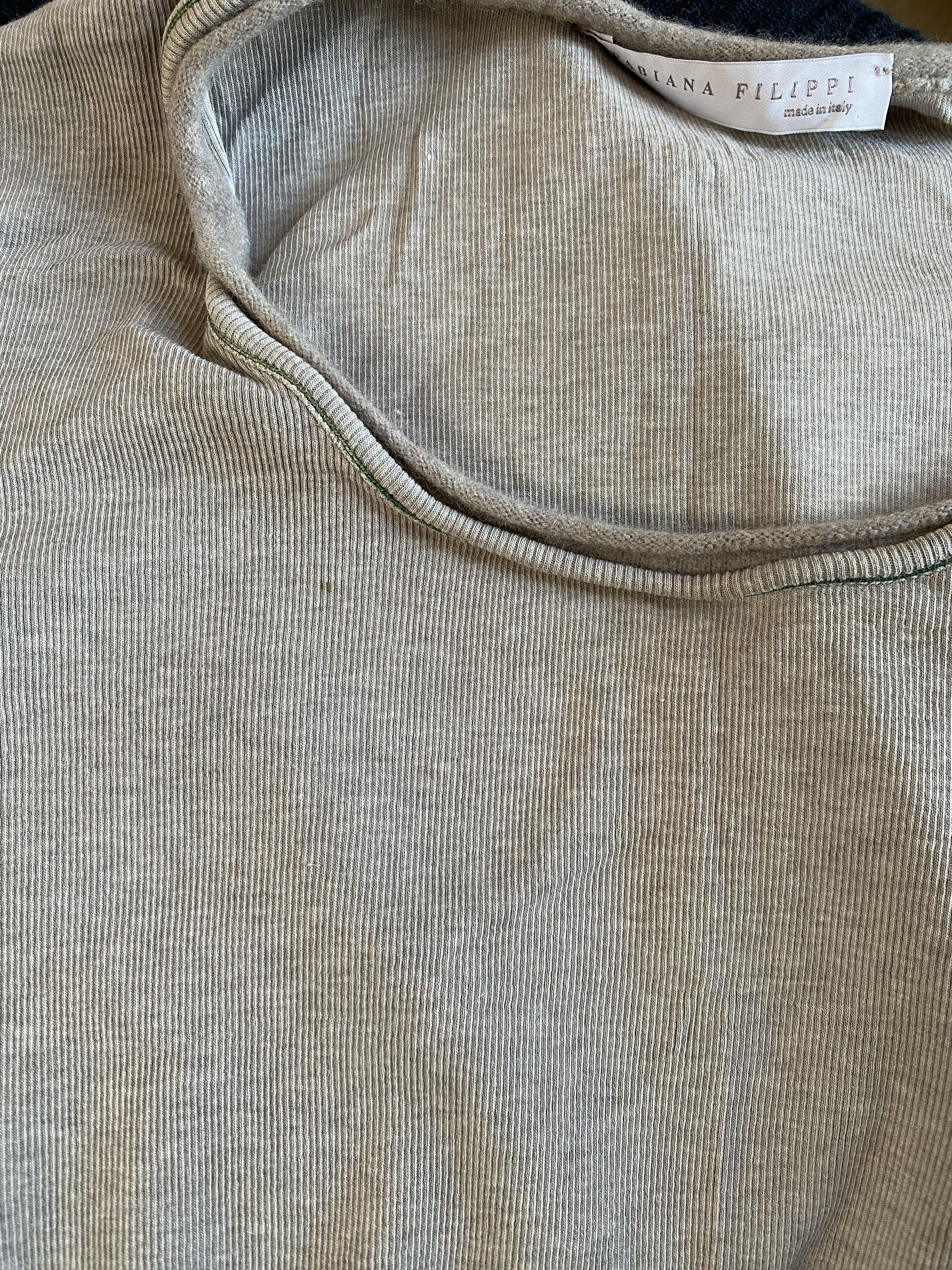 Fabiana Filippi Fabiana Filippi long sleeve t-shirt tee cotton Size L / US 10 / IT 46 - 7 Thumbnail