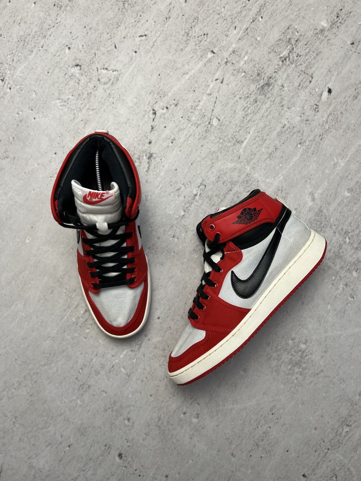 image of Jordan Nike • Air Jordan Ko Retro Hi "2014 Chicago" Shoes in Red, Men's (Size 9)