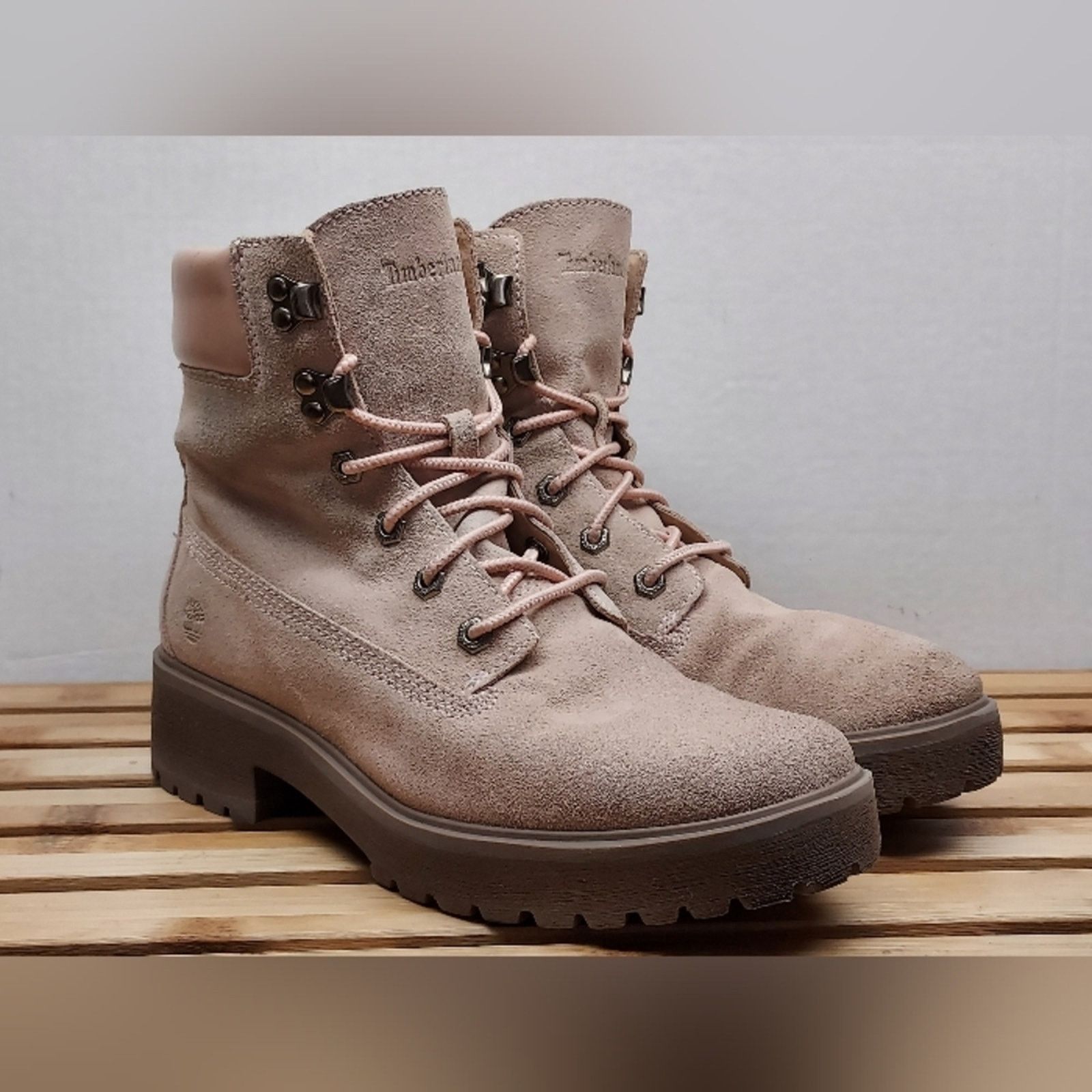 Timberland Timberland Womens | Blush Pink Carnaby Cool 6" Boots Size 10 Size US 10 / IT 40 - 1 Thumbnail