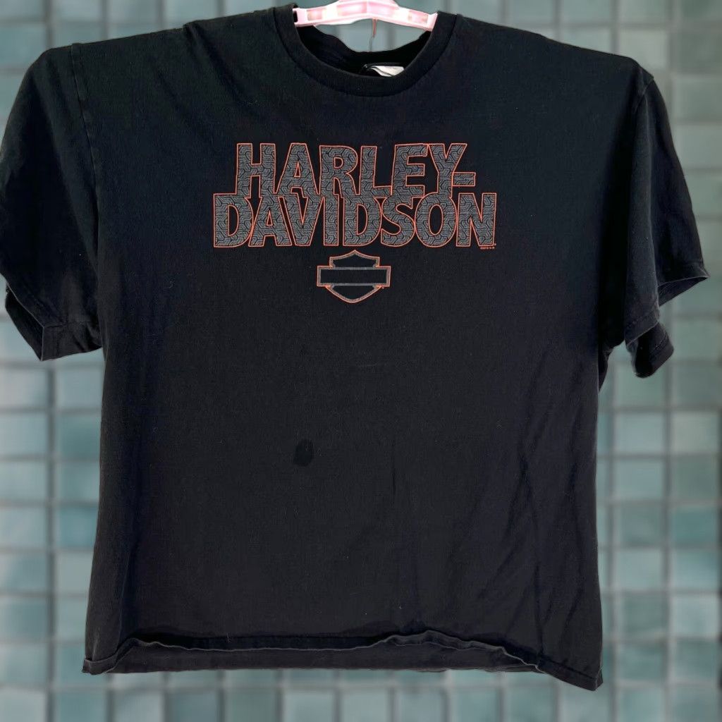 Harley Davidson Harley-Davidson Lewiston Maine T-Shirt Womens Plus Size XXL Black Double-Sided Graphic Motorcycle Size XXL / US 16-18 / IT 52-54 - 1 Thumbnail