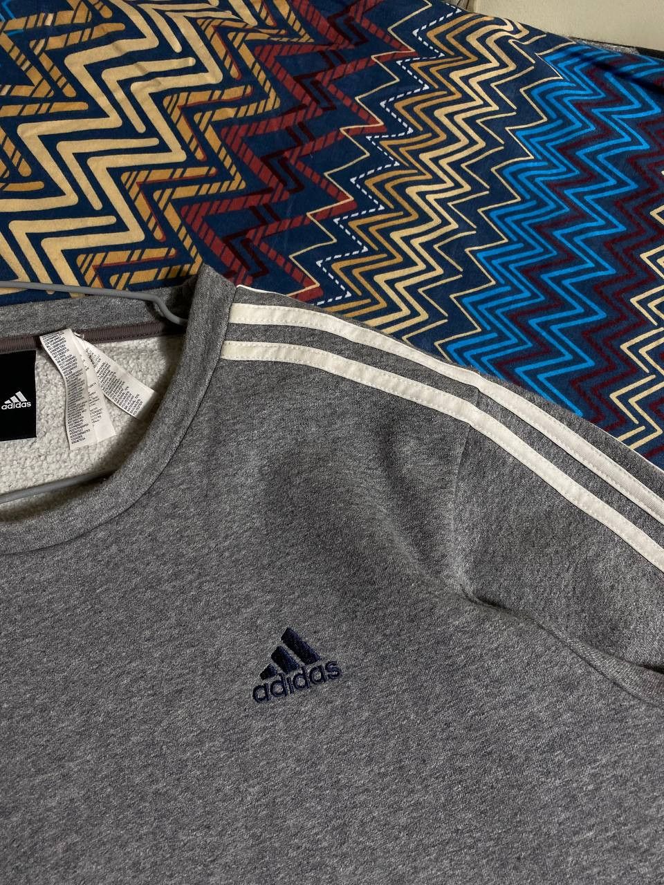 Adidas × Vintage Adidas Vintage Y2K Hype oversize creamy Sweatshirt rare Size US XXL / EU 58 / 5 - 15 Thumbnail