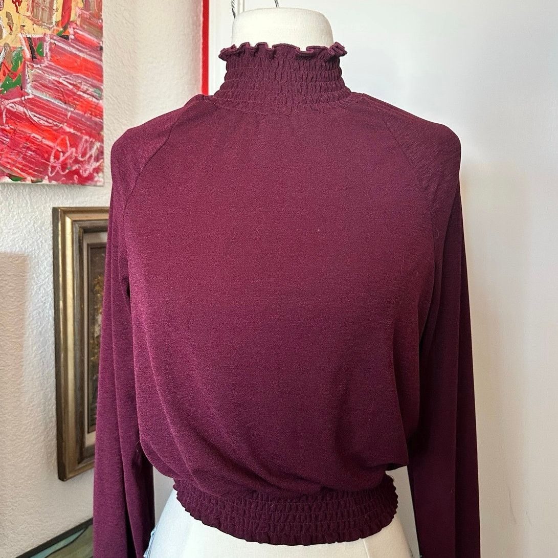 Other notebuk purple burgundy long sleeve top Size M / US 6-8 / IT 42-44 - 2 Thumbnail