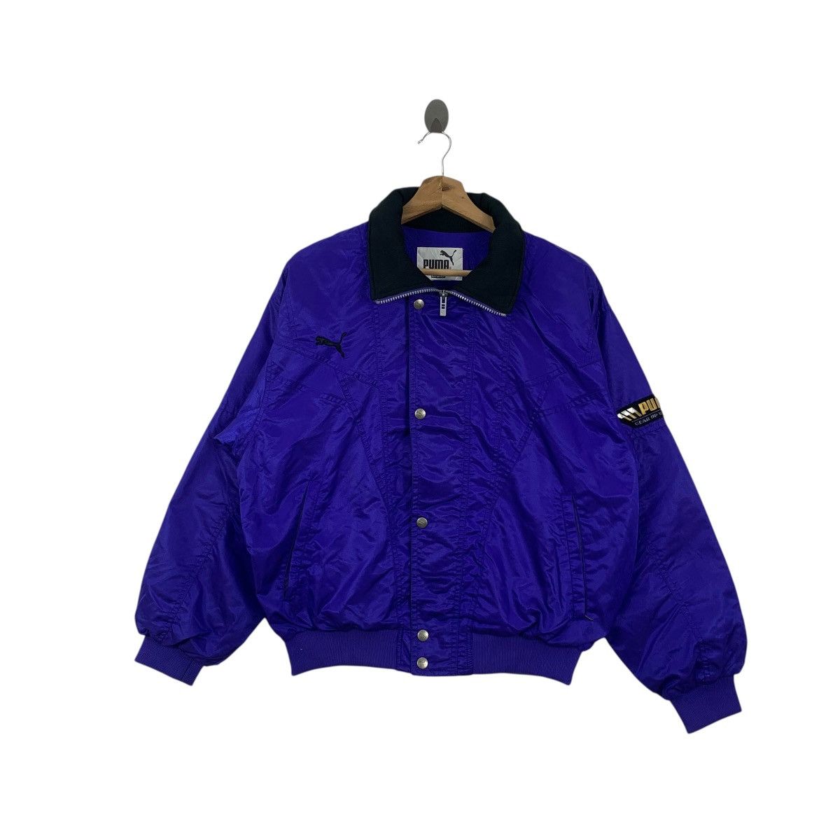 Puma Vintage PUMA SPORTSWEAR HIT UNION Baseball Varsity Jacket Size XL / US 12-14 / IT 48-50 - 1 Thumbnail
