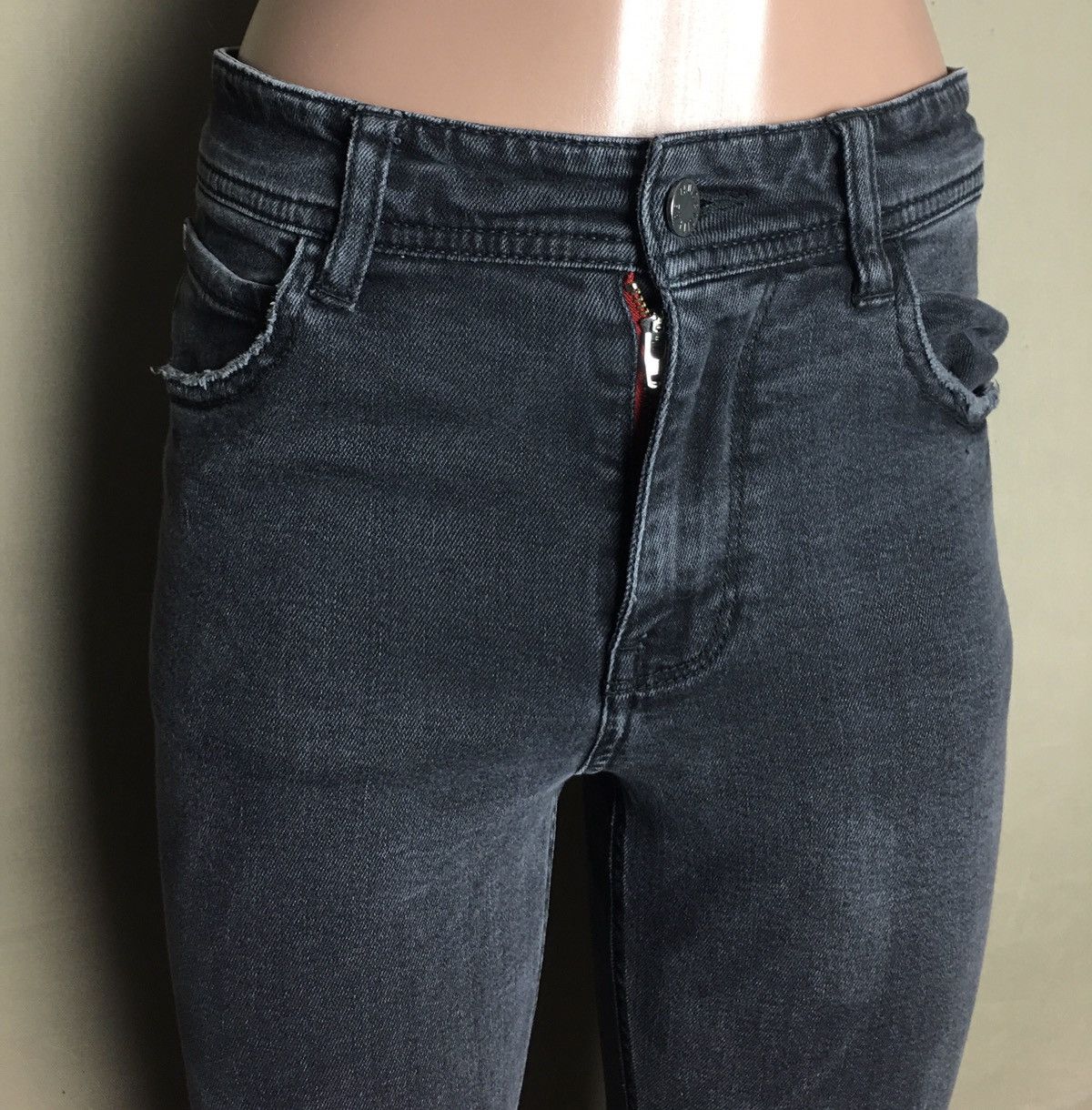 Zadig & Voltaire Zadig & Voltaire Grey Skull Logo Slim Jeans Pants XS Size 25" / US 0 / IT 36 - 2 Thumbnail