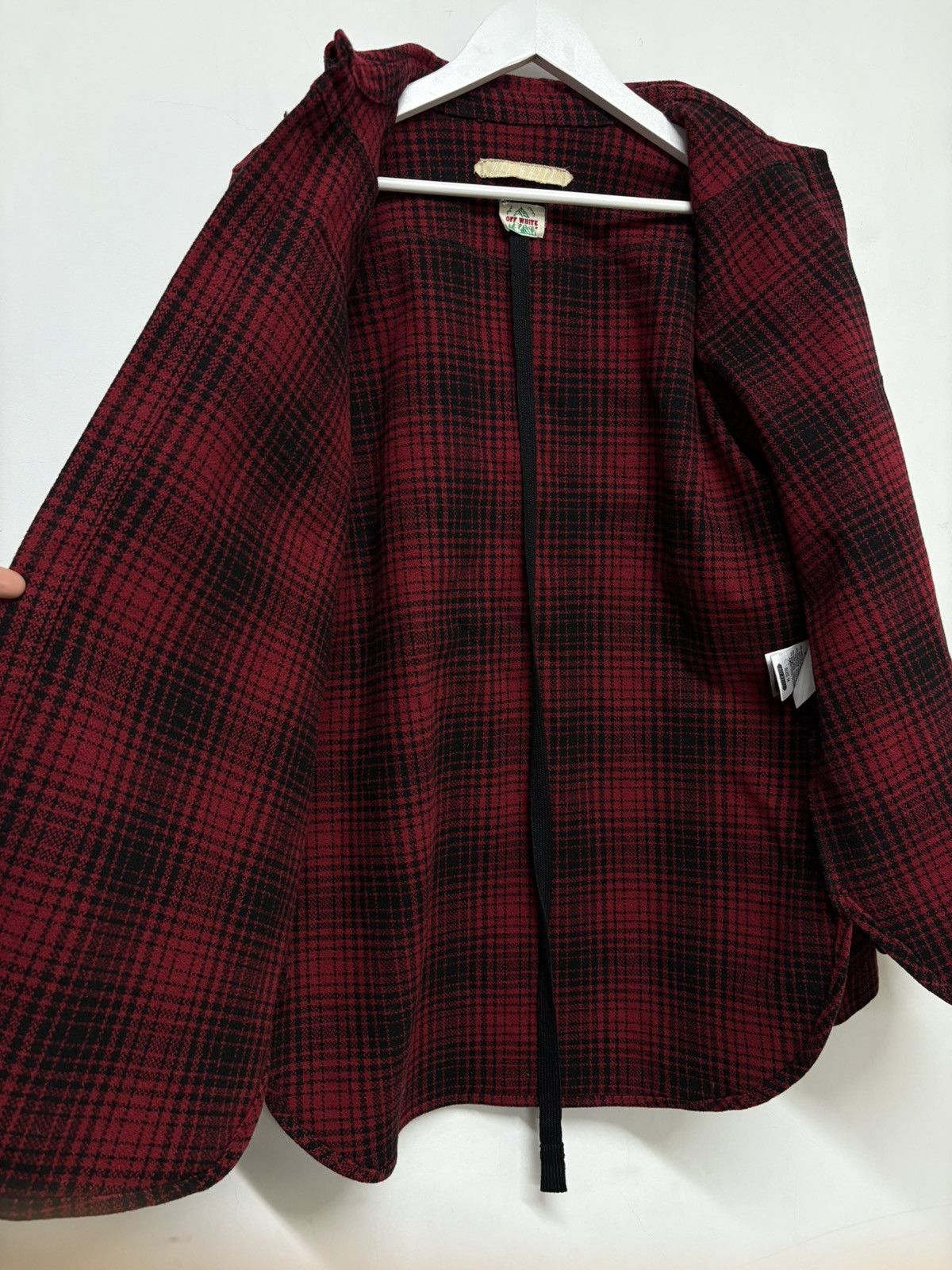 Off-White Off White Tartan Check Flannel Overshirt Jacket Button Up Size US M / EU 48-50 / 2 - 11 Thumbnail