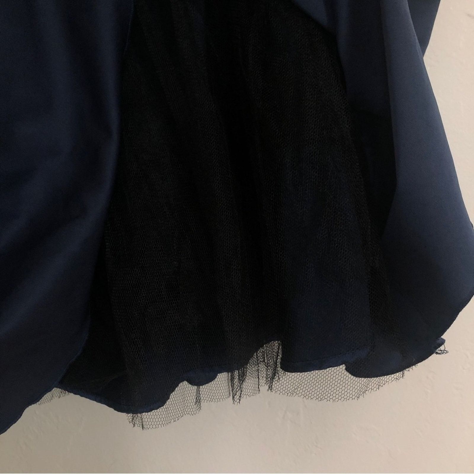 Other Modcloth Chi Chi London Elegance Awaits Navy Lace Mini Dress Size XXL / US 16-18 / IT 52-54 - 11 Thumbnail