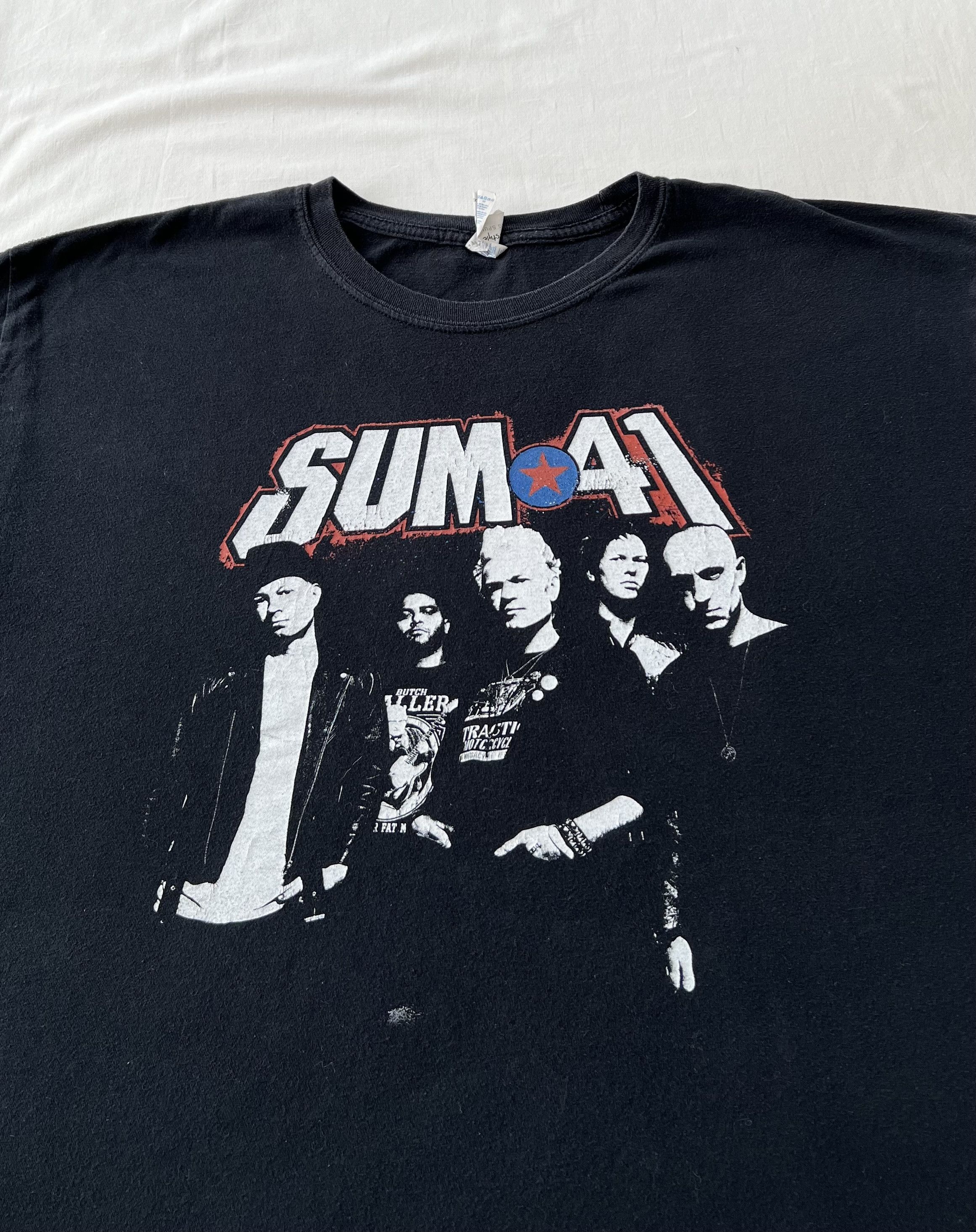 Band Tees Vintage 2000s Sum 41 Pop Punk Band Black T-shirt Size US XXL / EU 58 / 5 - 3 Thumbnail