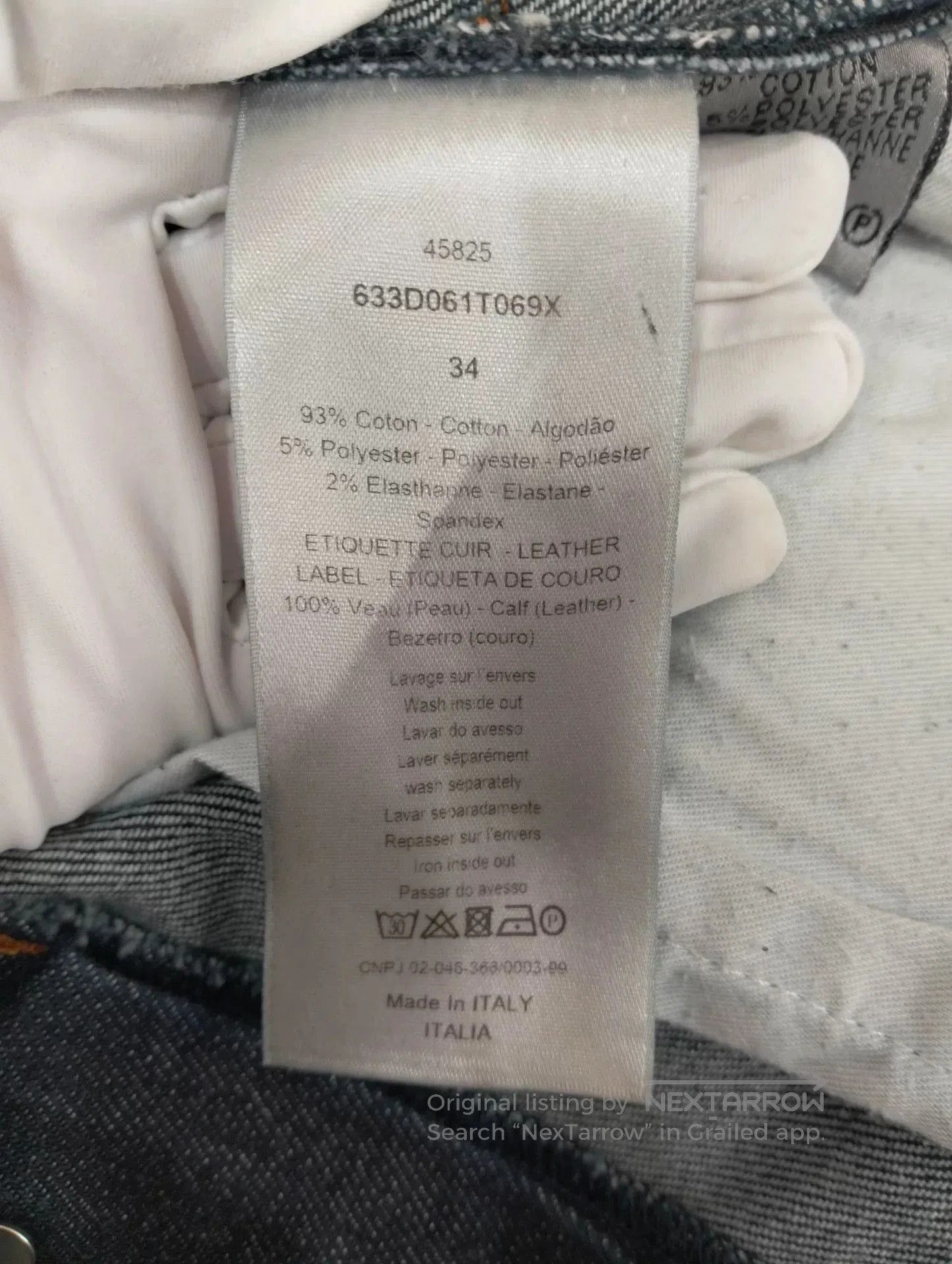 Dior Dior Denim Jeans Size 34. Size US 34 / EU 50 - 6 Thumbnail