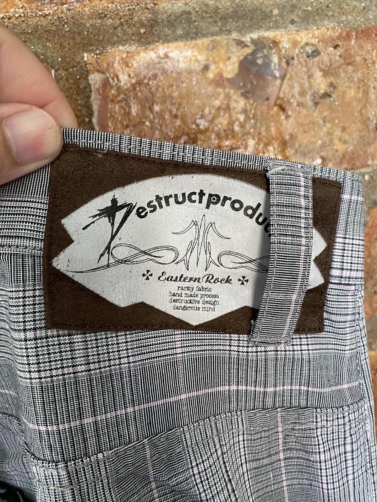 PPFM PPFM Checked multipoket anarchy pants Size US 31 - 16 Thumbnail