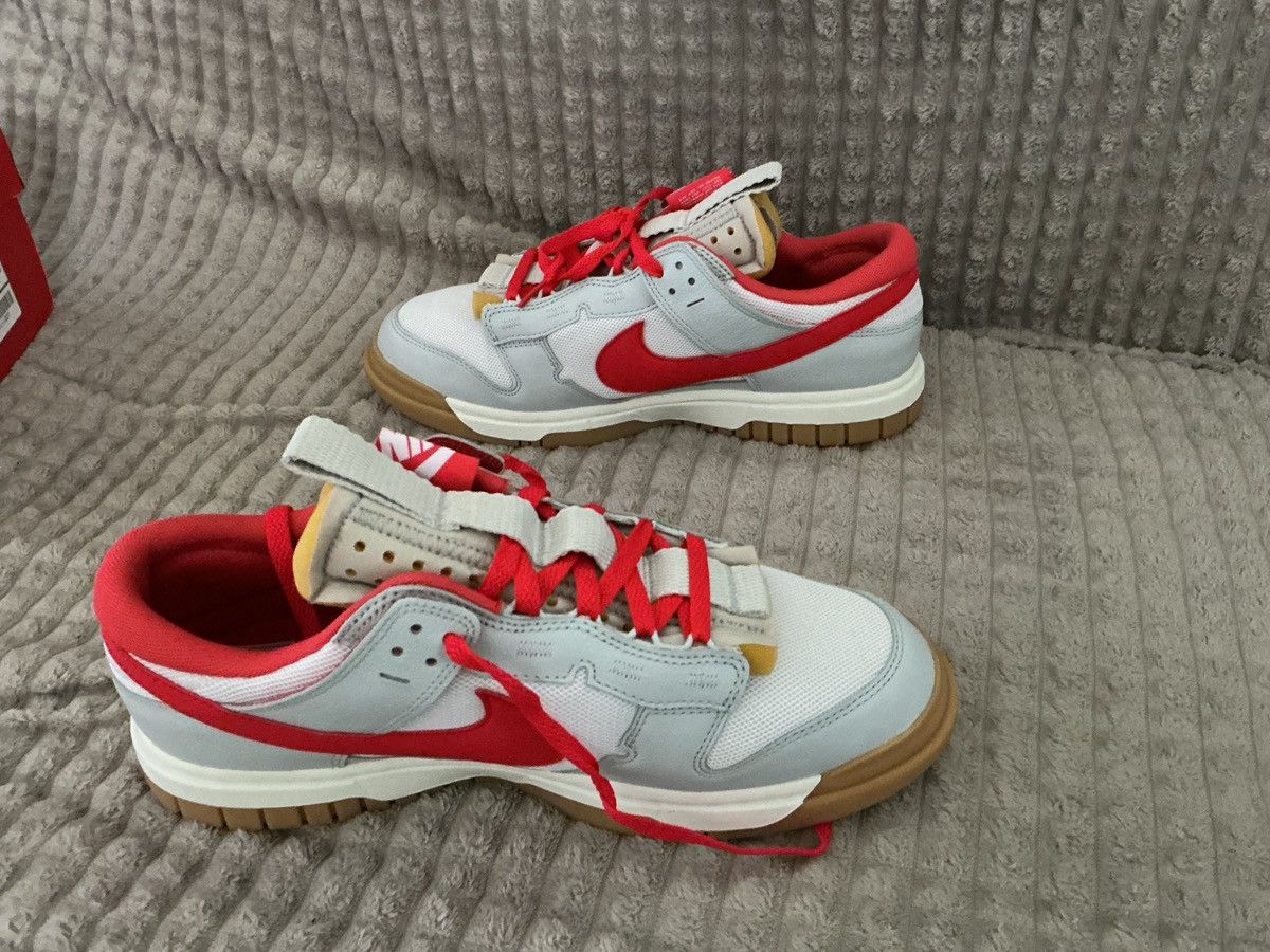 Nike Nike Air Dunk Jumbo - new with box - white/red - size 11.5 Size US 11.5 / EU 44-45 - 2 Thumbnail