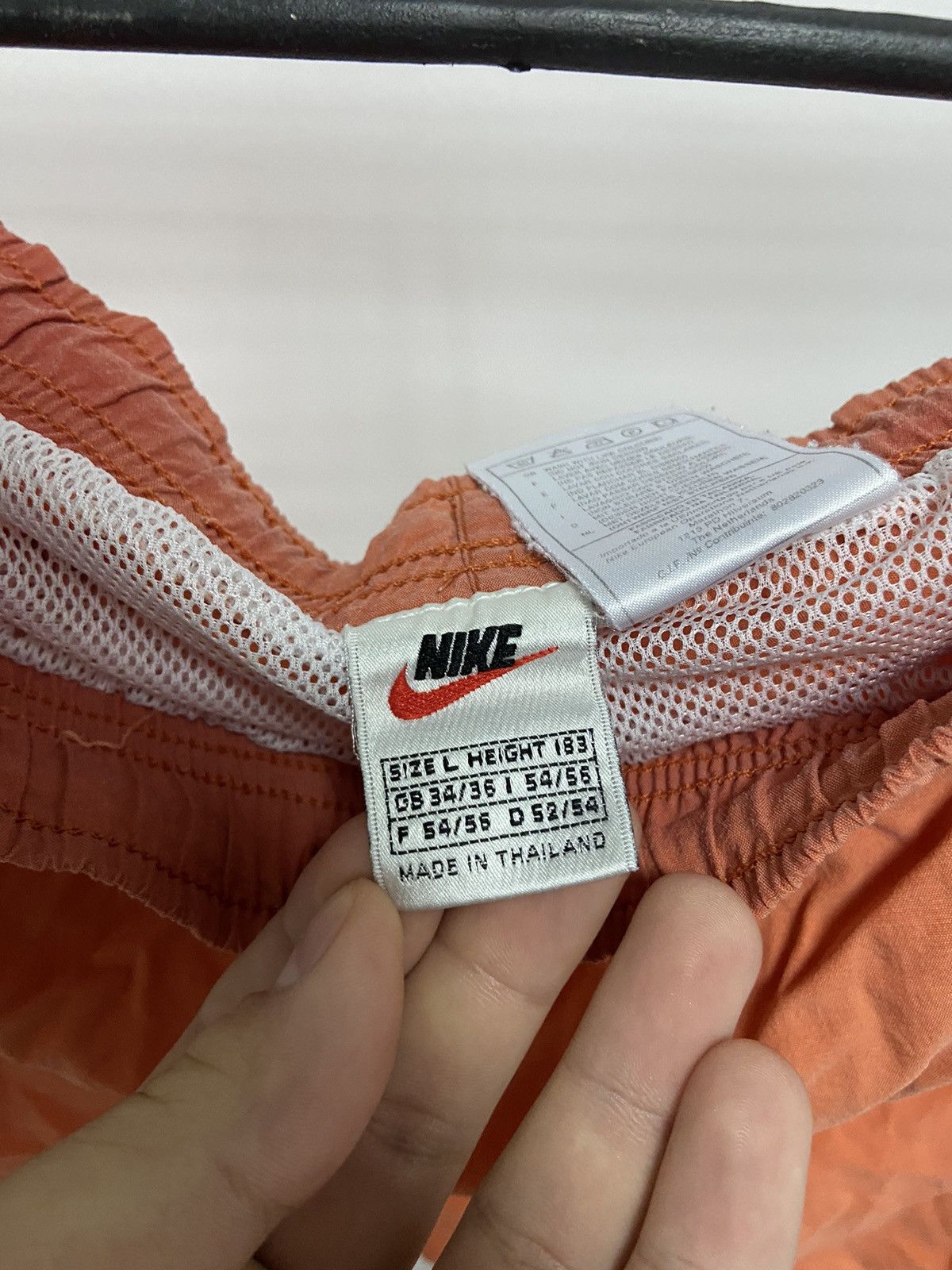 Nike × Vintage Nike Shorts Vintage Big Logo Street Style Y2K Nylon Size US 34 / EU 50 - 5 Thumbnail