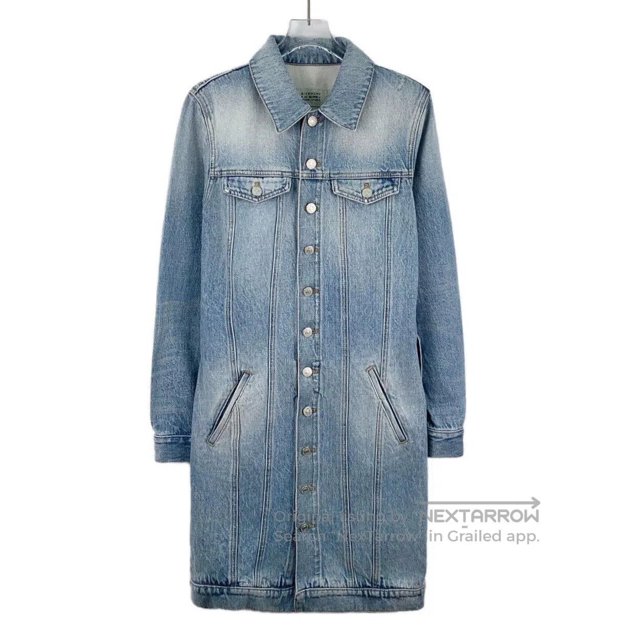Givenchy Blue Denim Shirt Dress.