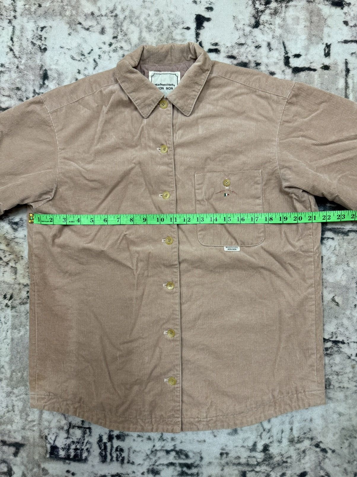 Mademoiselle Non Non Mademoiselle Non Non Quilted Lined Cudroy Button up Shirt Size US S / EU 44-46 / 1 - 11 Thumbnail