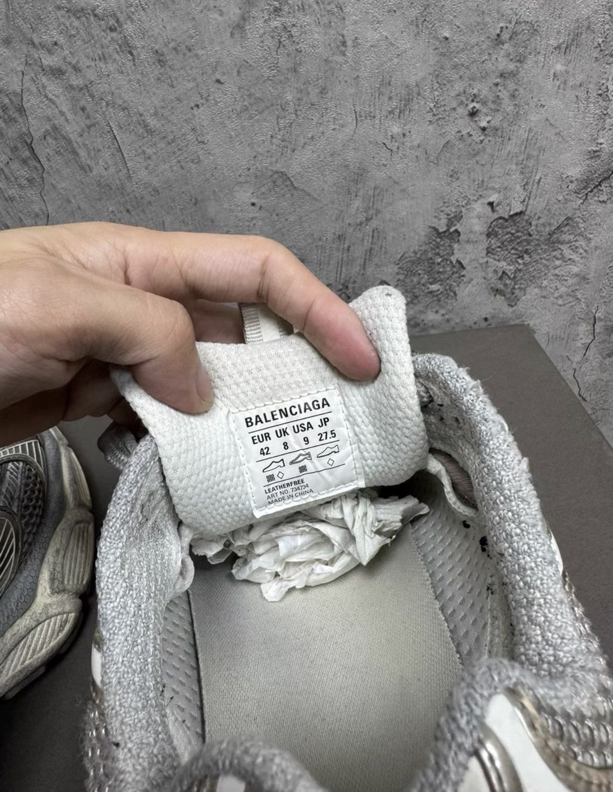 Balenciaga Balenciaga 3XL Low-Top Sneakers K37 Size US 8.5 / EU 41-42 - 7 Thumbnail